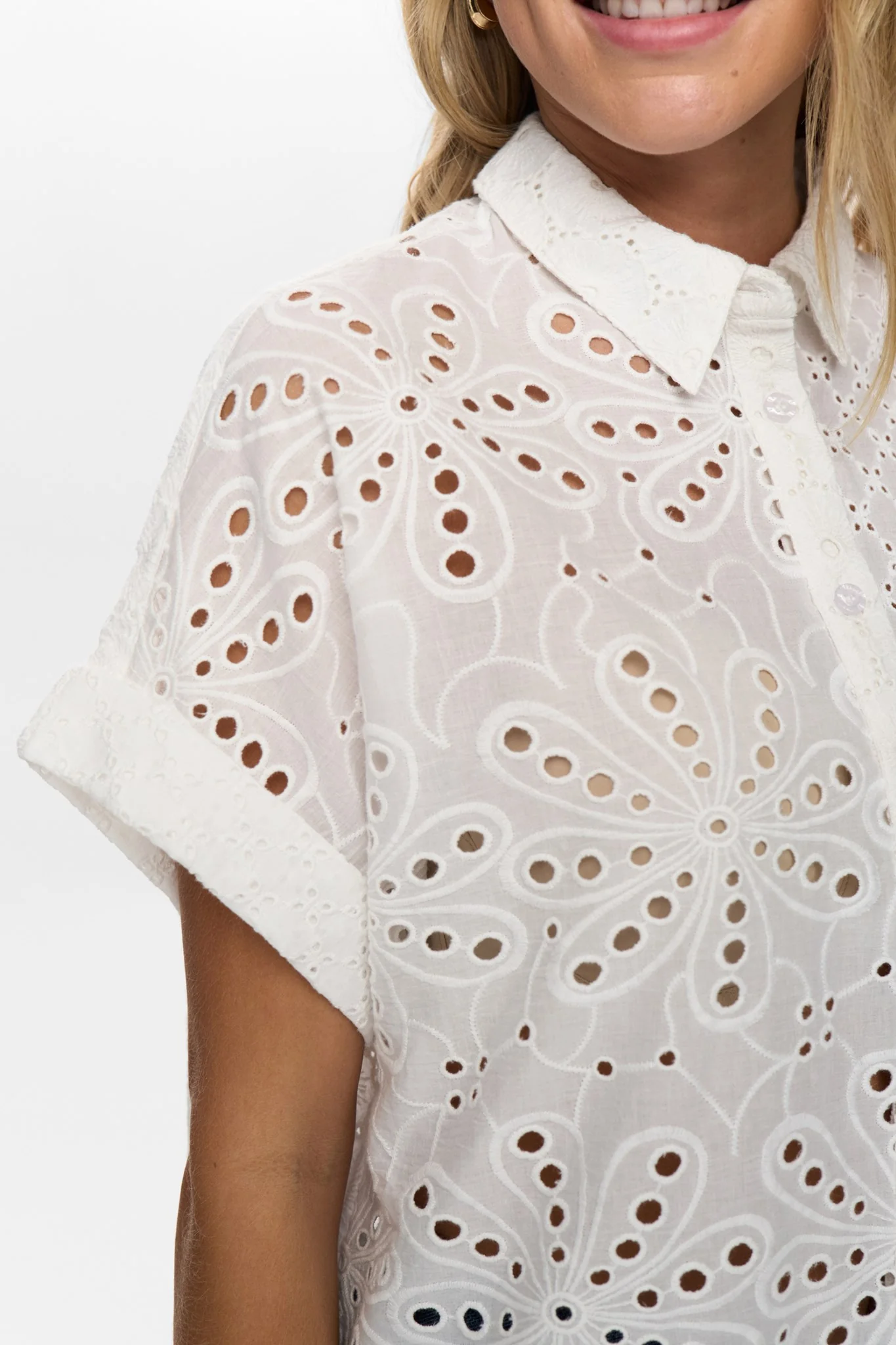 NUPALMA SLEEVELESS SHIRT - Bright White - Image 4