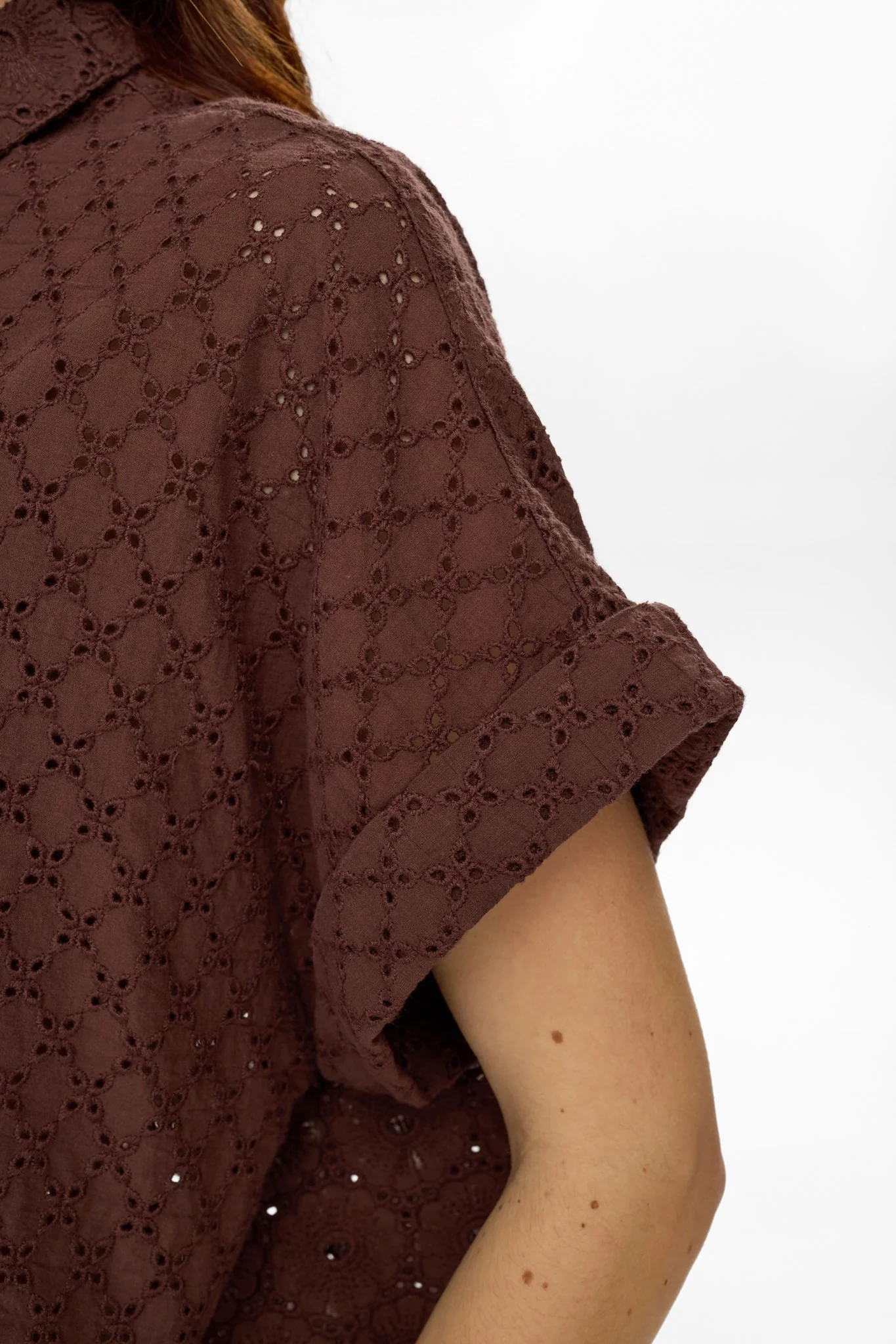 NUPALMA SLEEVELESS SHIRT - Chicory Coffee - Image 5