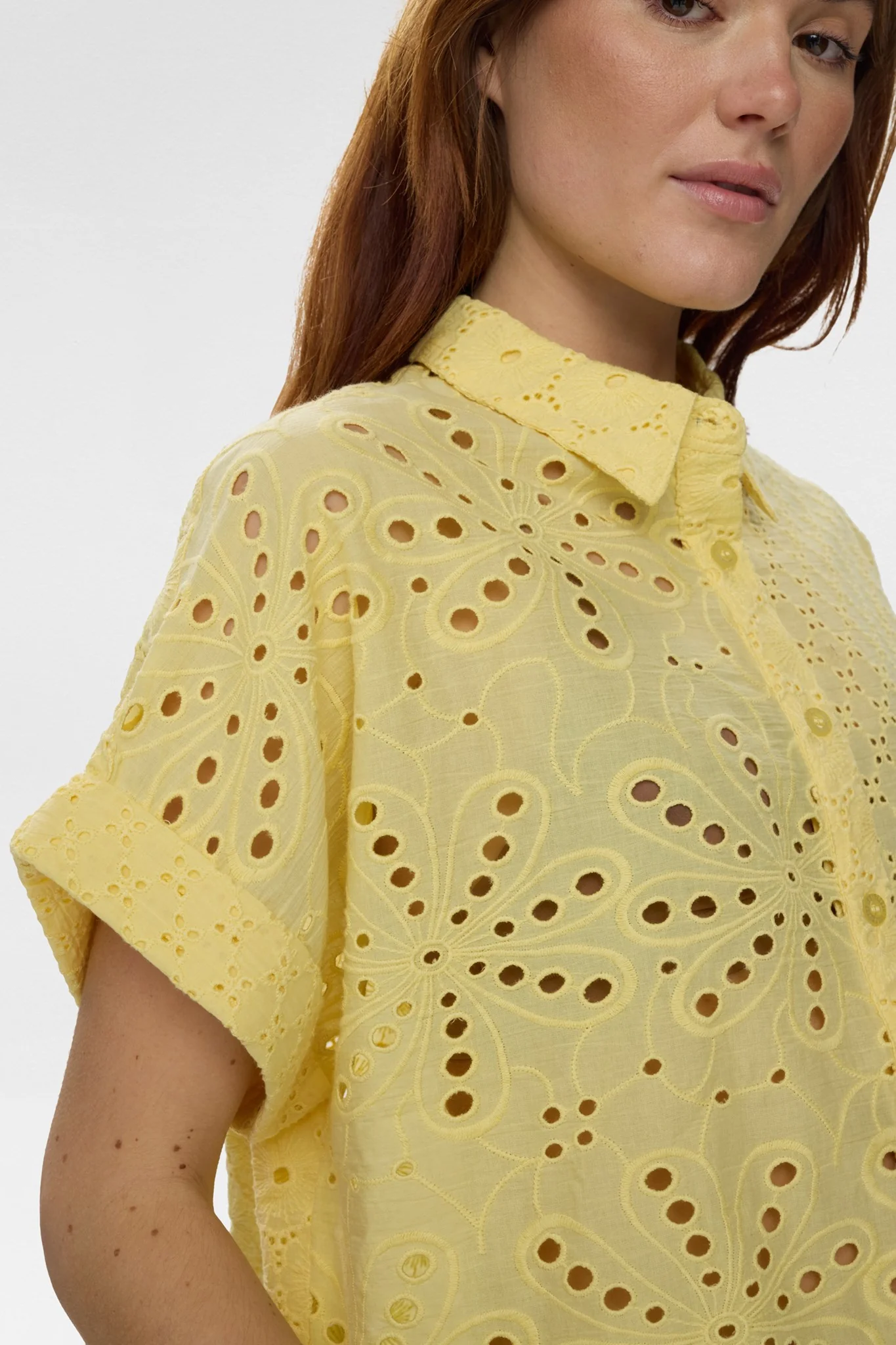 NUPALMA SLEEVELESS SHIRT - Popcorn - Image 4