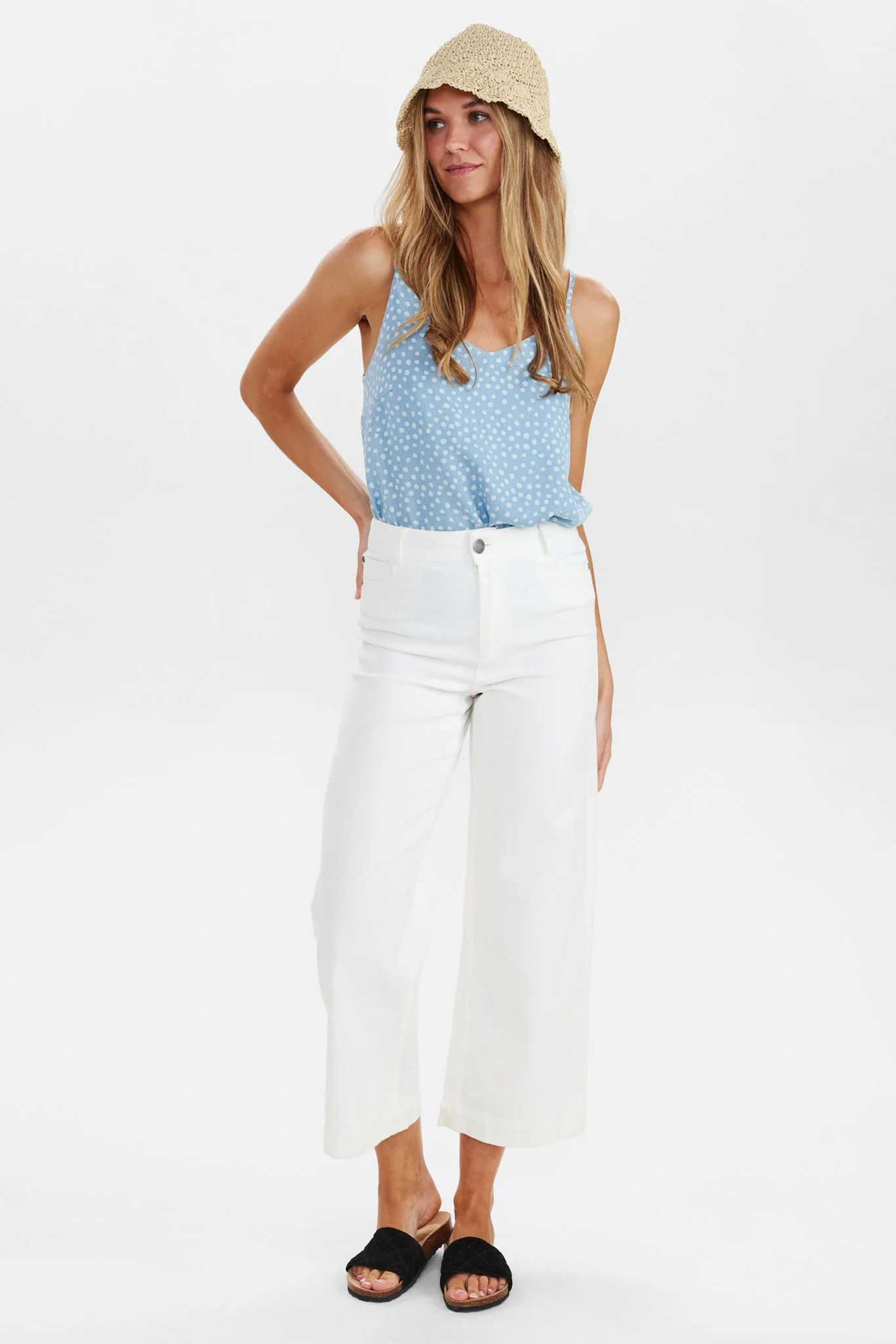 NUPARIS CROPPED JEANS  - Cloud Dancer - Image 3
