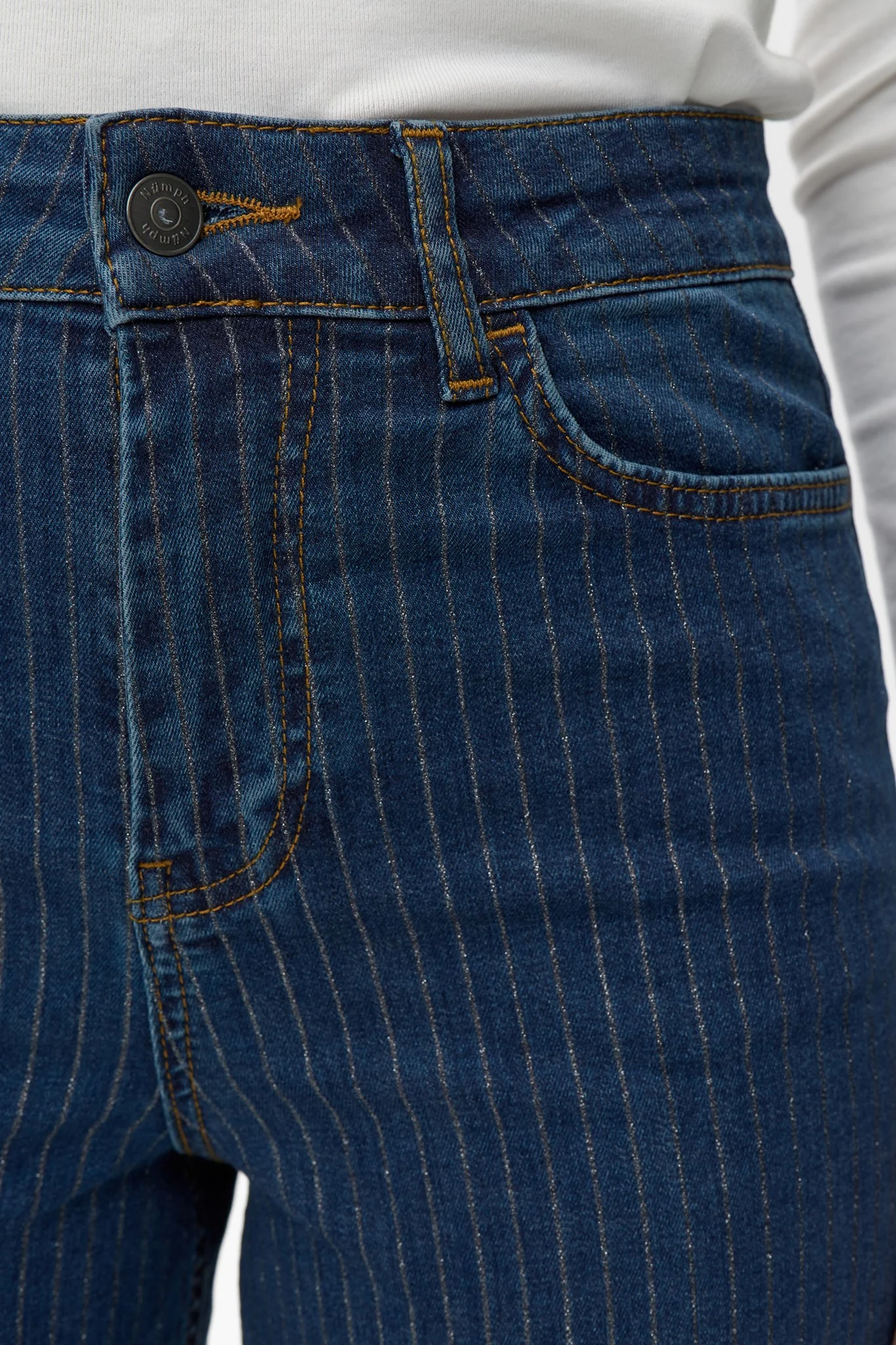 NUPARIS GLAM LONG JEANS - Dark Sapphire - Image 4