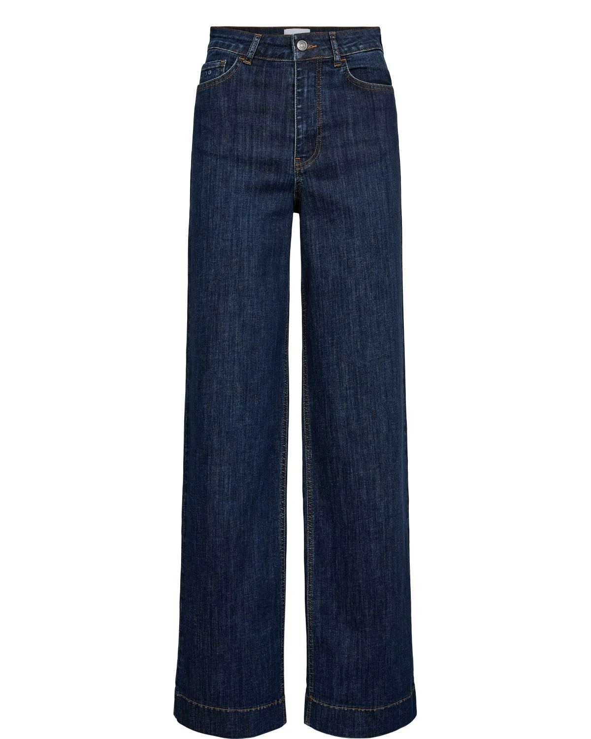 NUPARIS HR WIDE JEANS - P3012 - Dark Blue Denim - Image 7