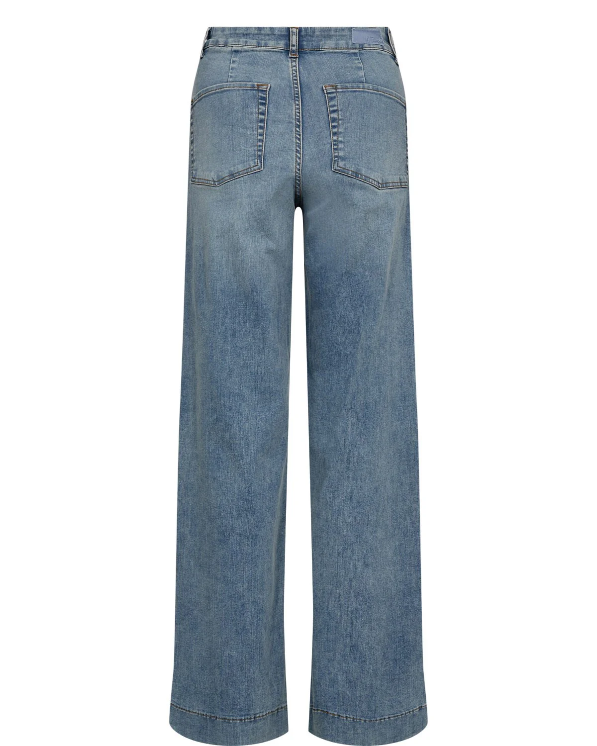 NUPARIS HR WIDE JEANS - P3019 - Light B. Stonewash Denim - Image 8