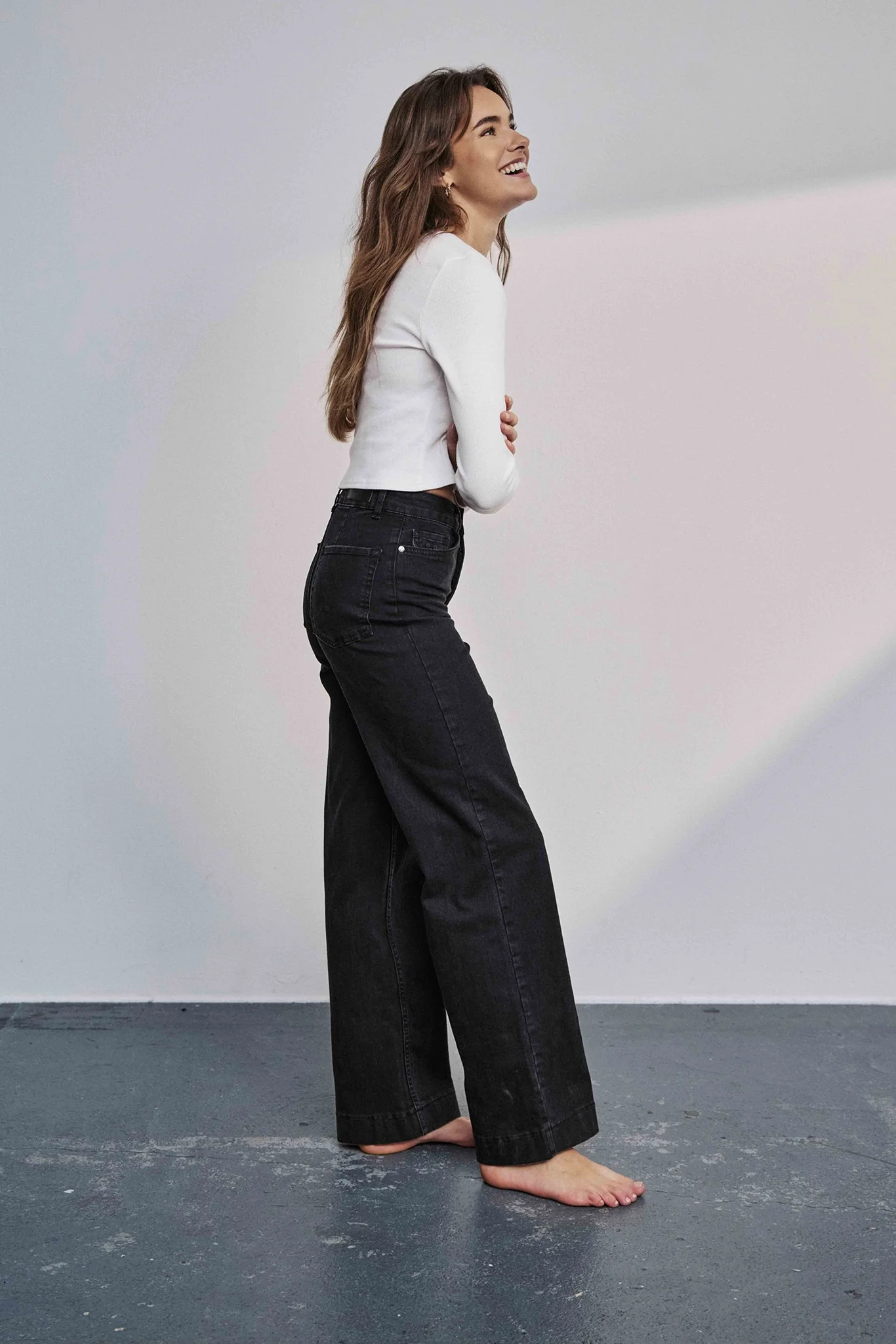 NUPARIS JEANS LONG BLACK  - Caviar - Image 4