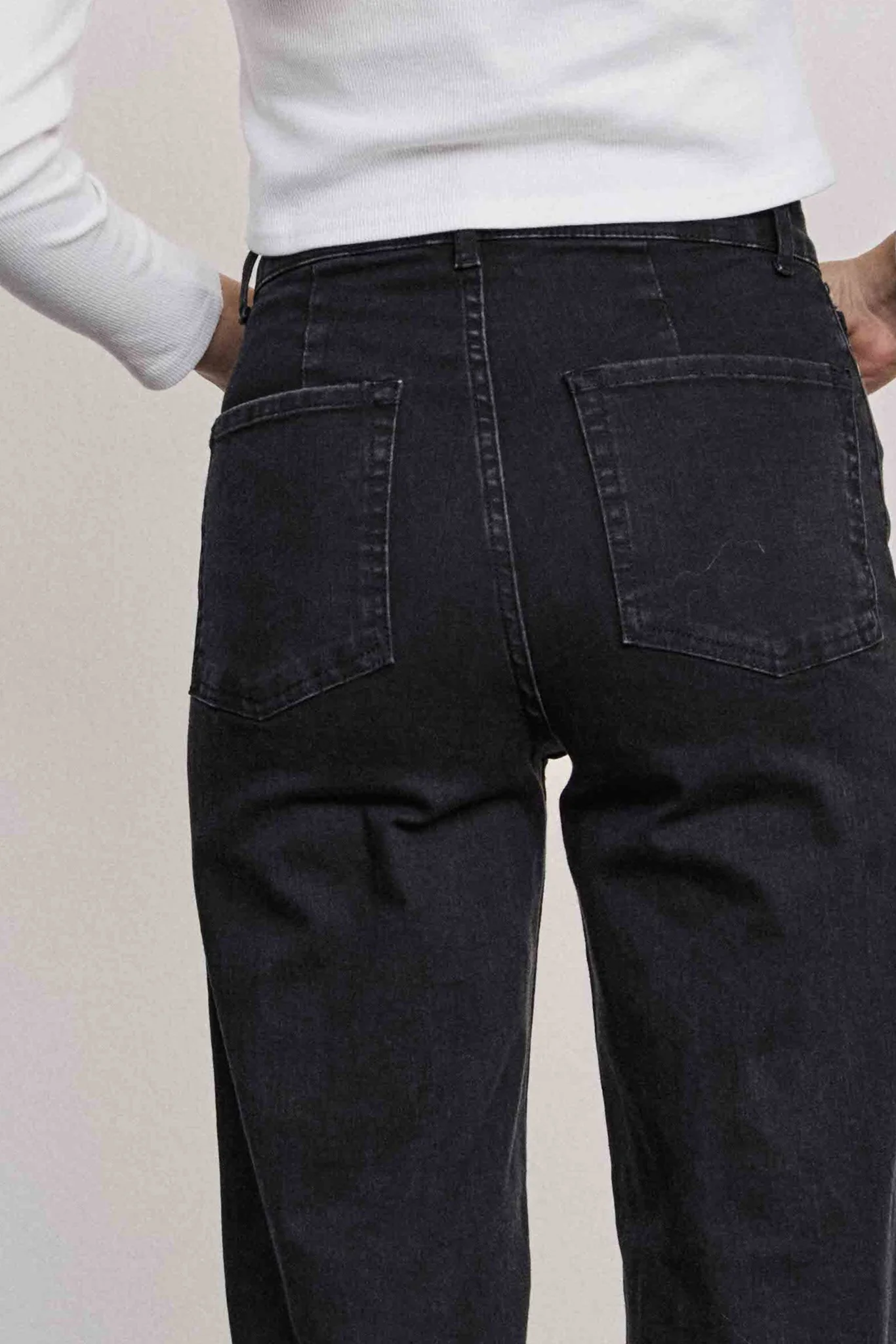 NUPARIS JEANS LONG BLACK  - Caviar - Image 5