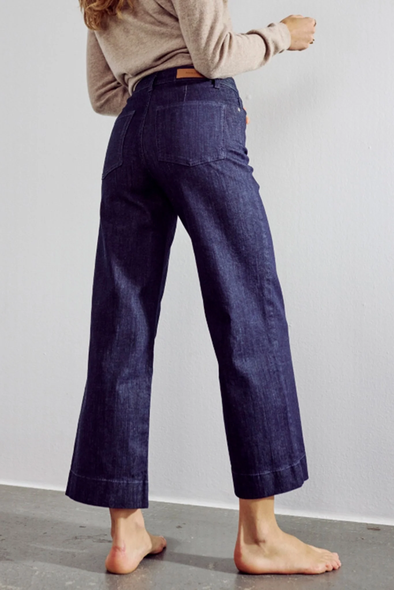 NUPARIS PANT CROP DARK D. BLUE - Dark Denim Blue - Image 2