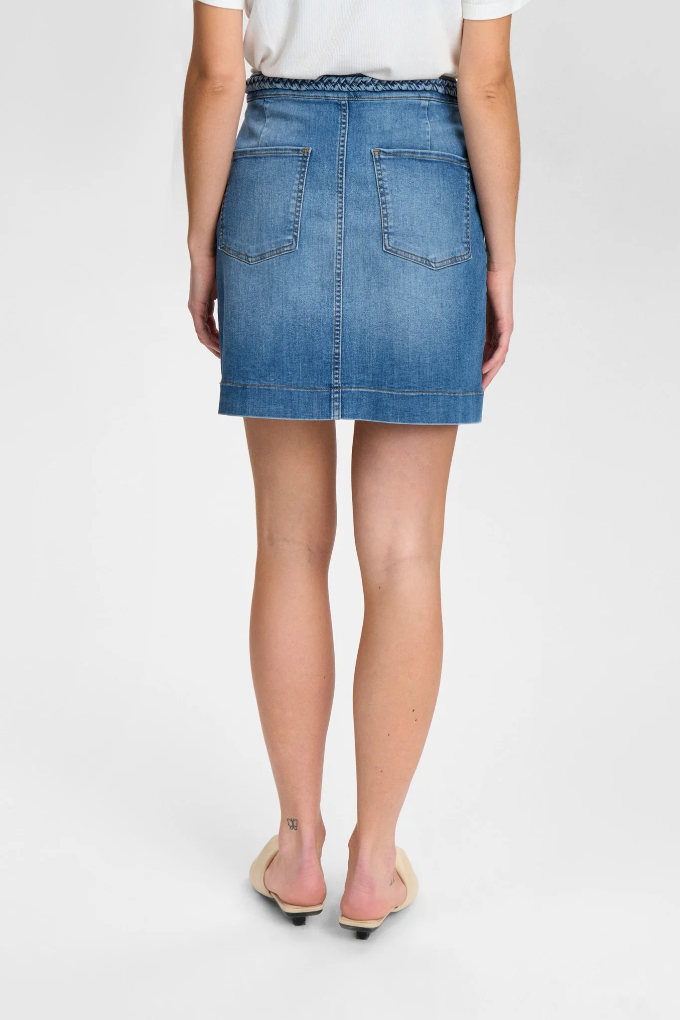 NUPARIS SKIRT  - Light Denim Blue 2 - Image 2