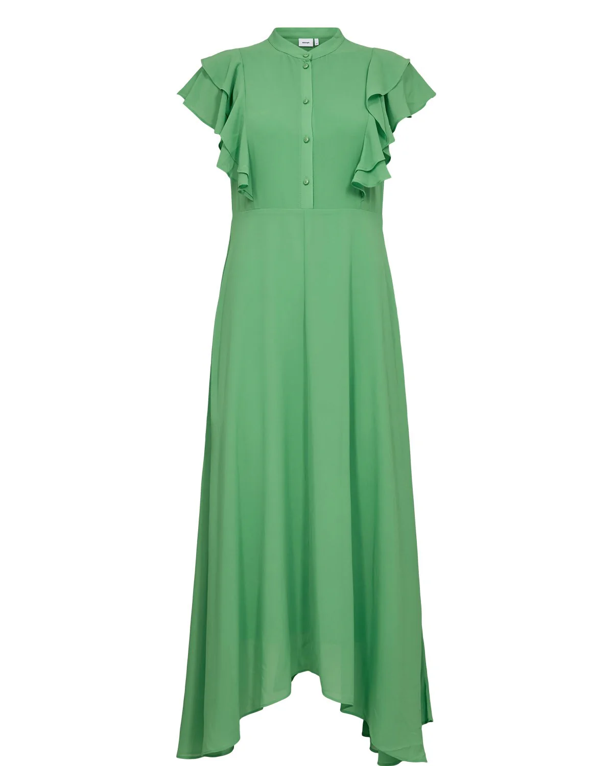 NUPARISA RUFFLE DRESS - Vibrant Green - Image 7