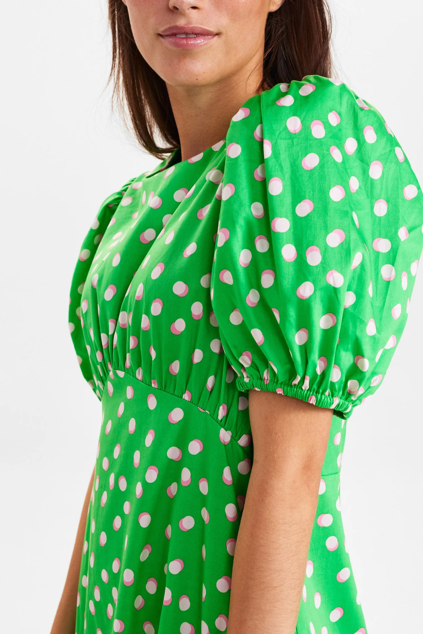 NUPAULA DRESS  - Poison green - Image 4