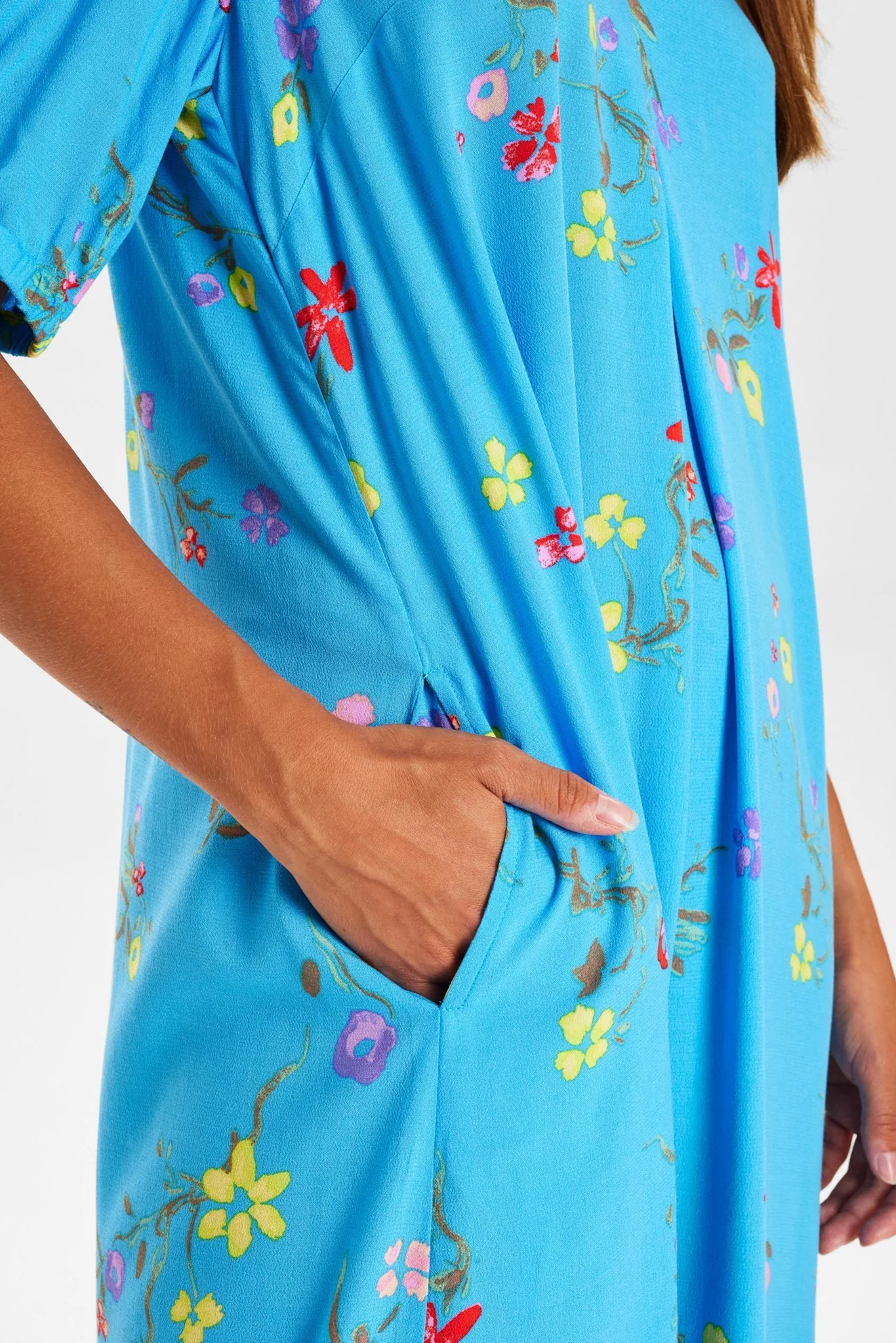 NUPAYANA SS DRESS - Bonnie Blue - Image 4