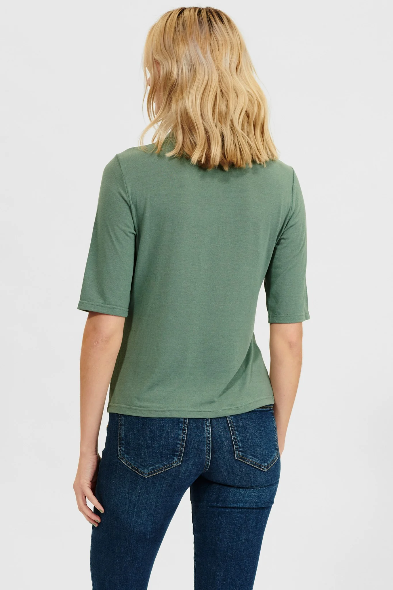 NUPEARL POLO BLOUSE - Sea Spray - Image 2