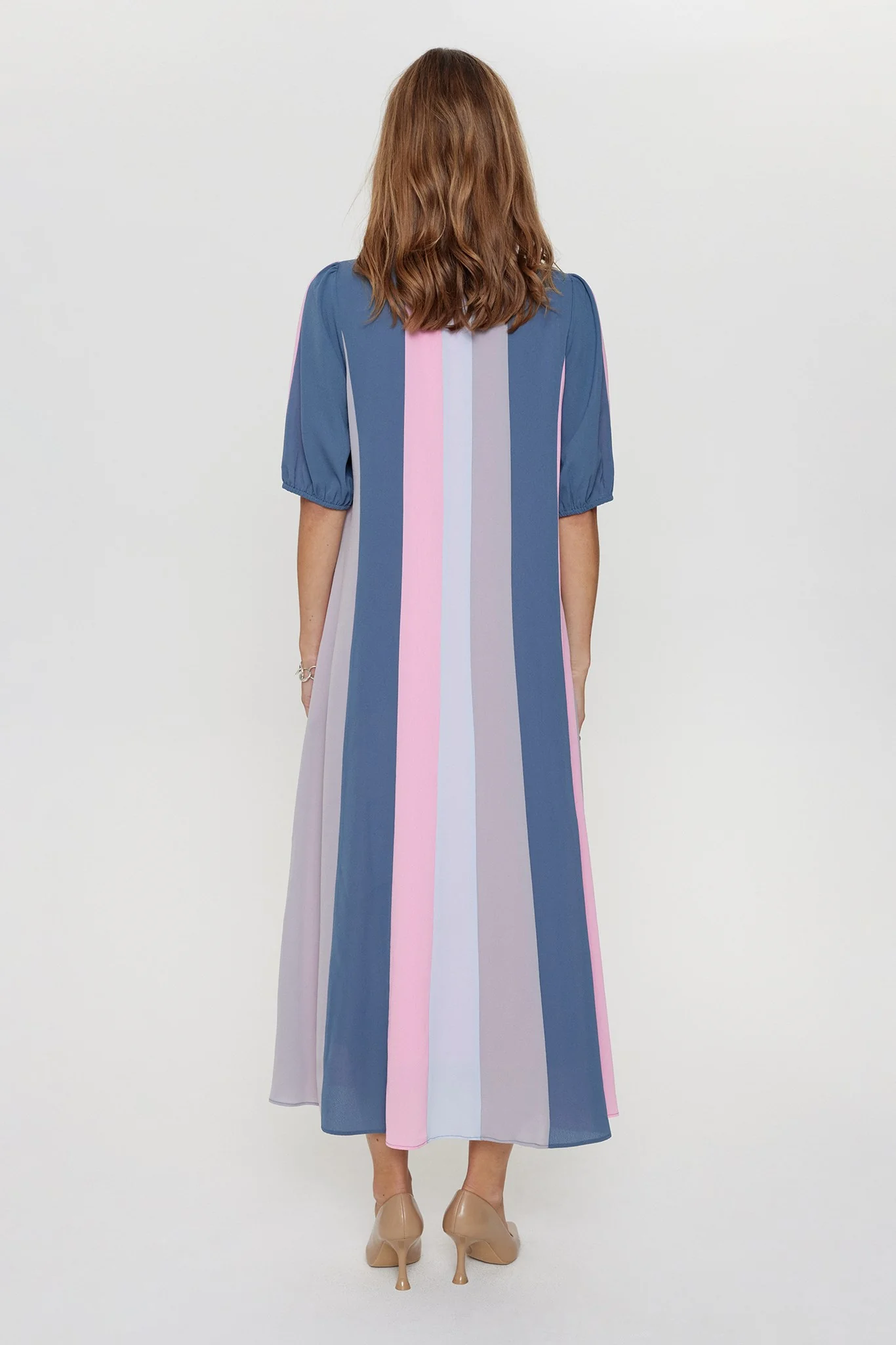 NUPENELOPE SS DRESS - Blue Fog - Image 2