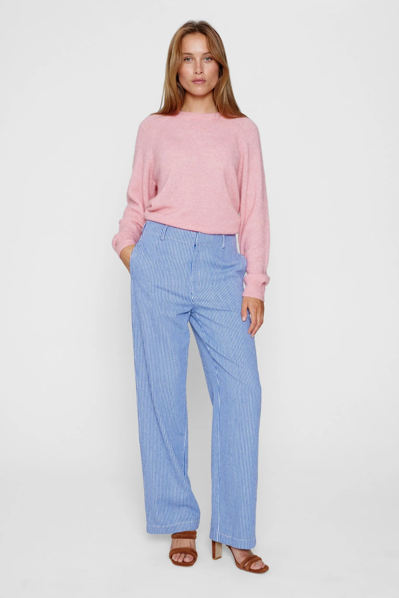 NUPERNILLE PANT - Medium Blue Denim - Image 3