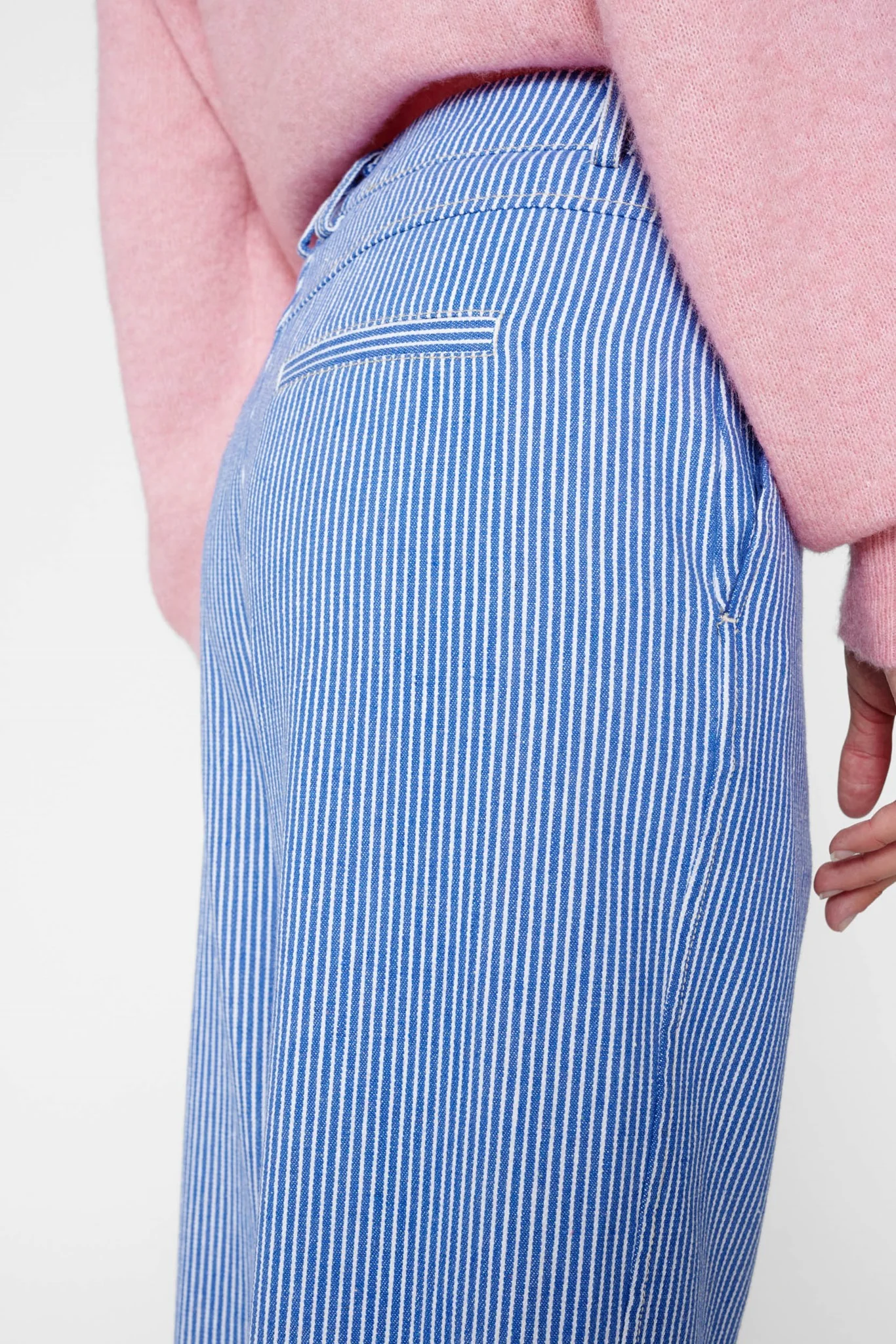 NUPERNILLE PANT - Medium Blue Denim - Image 5