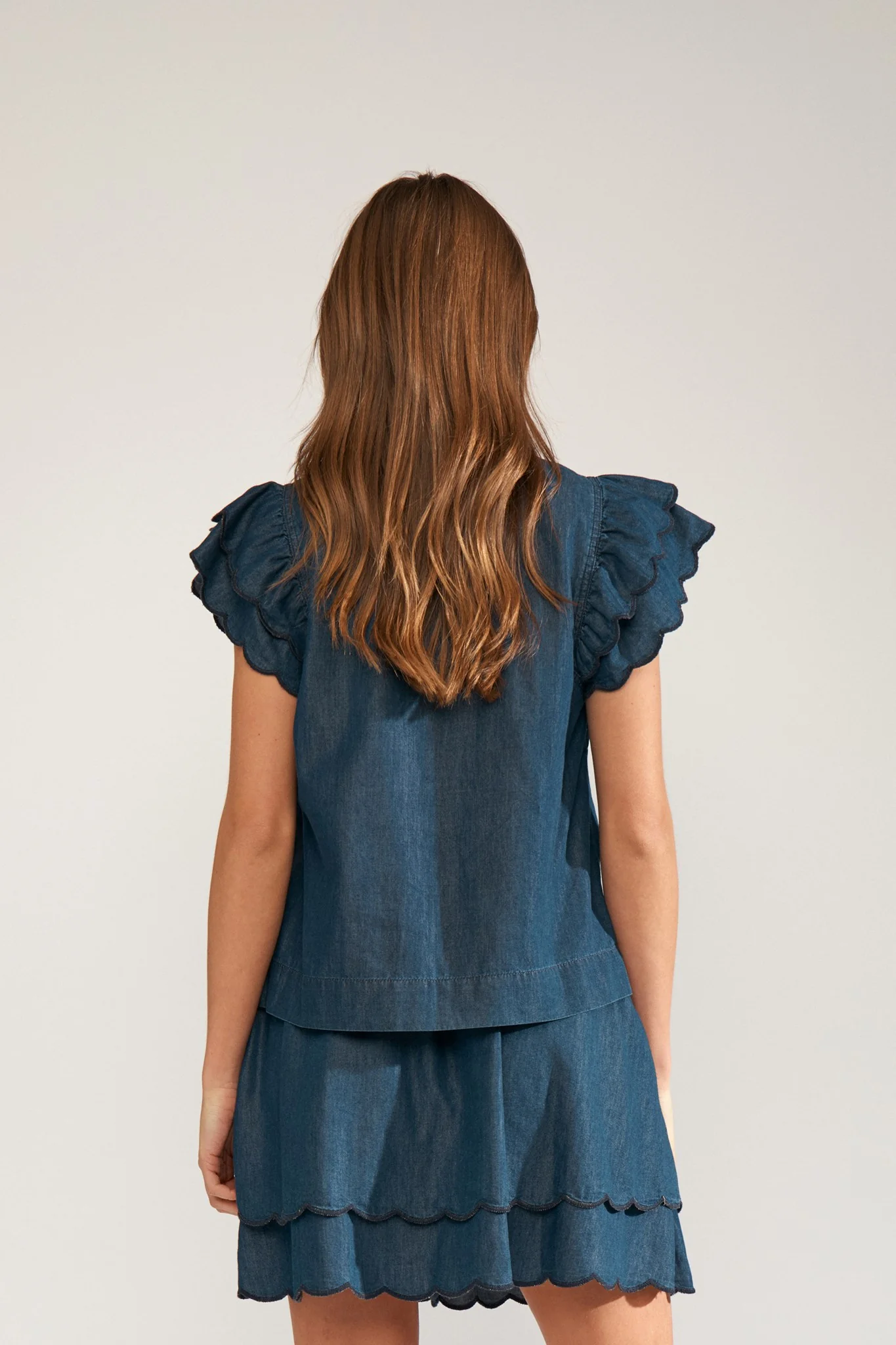NUPHILLY TOP - Dark Blue Denim - Image 2