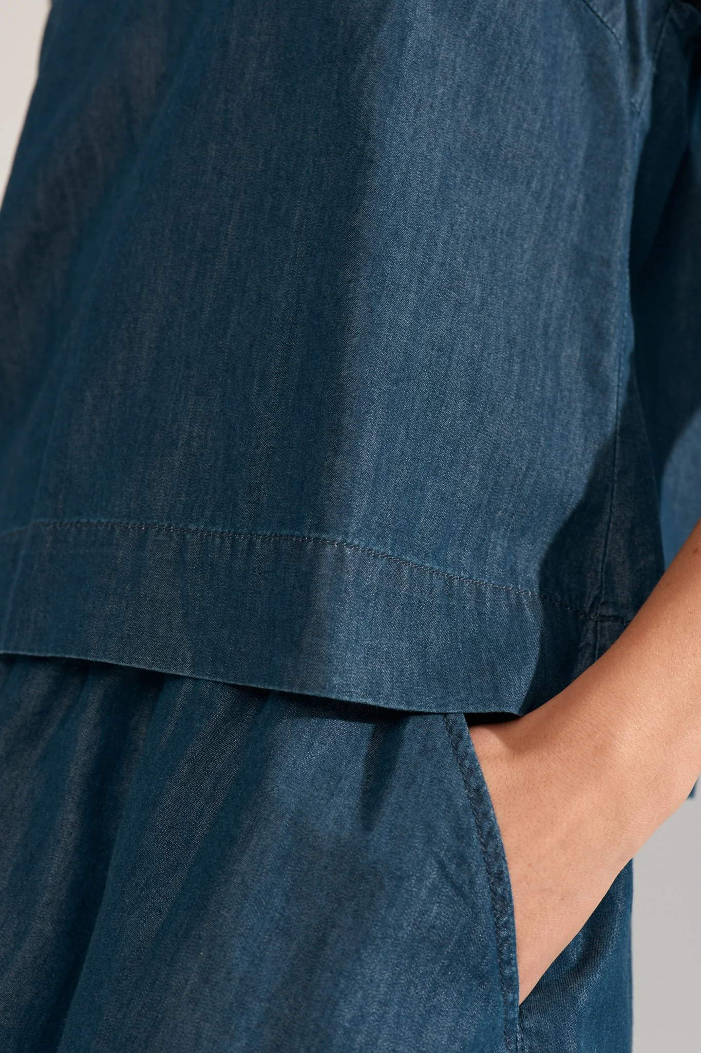 NUPHILLY TOP - Dark Blue Denim - Image 5