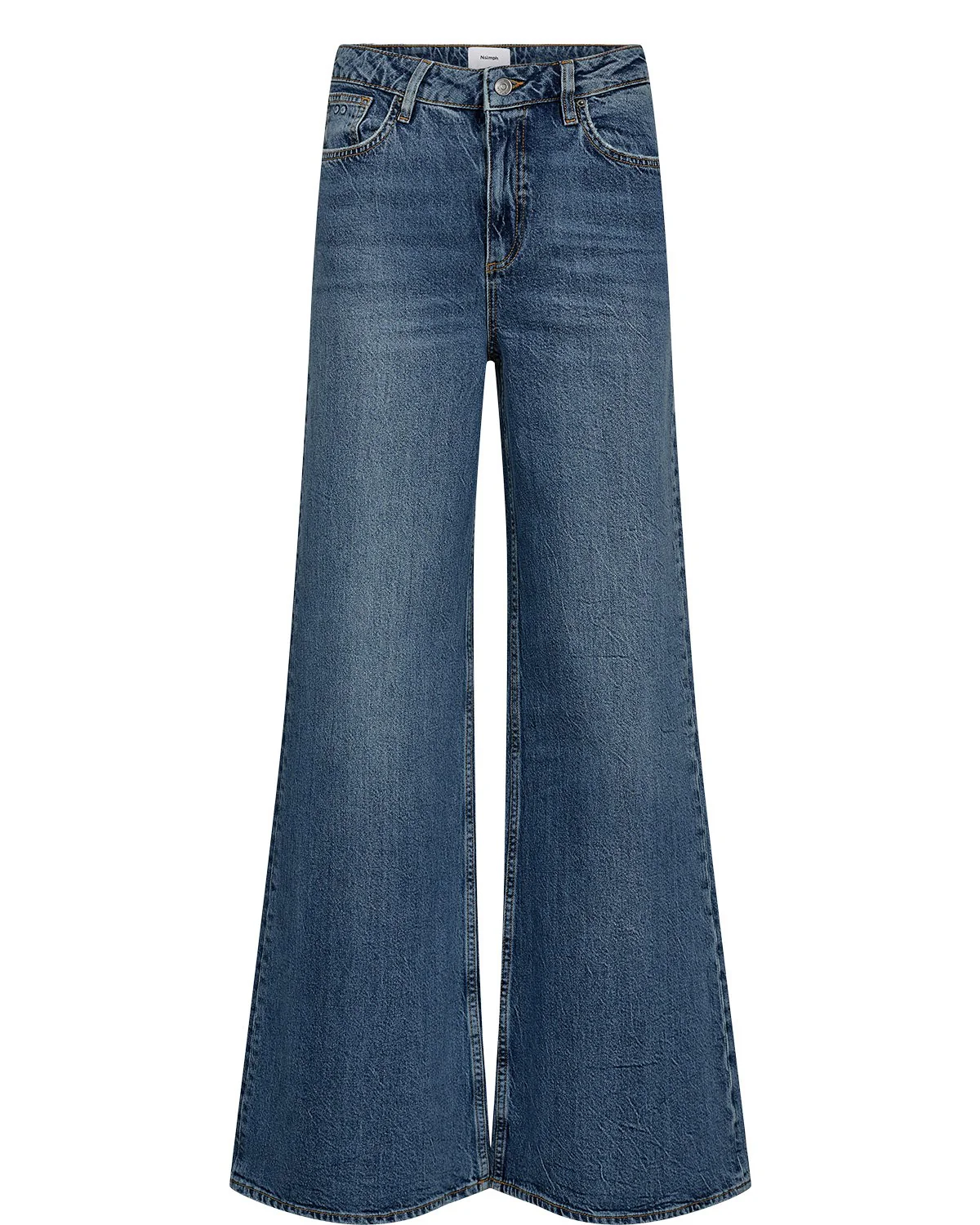 NUPISA HR WIDE JEANS - S3013 - Medium Blue Denim - Image 6