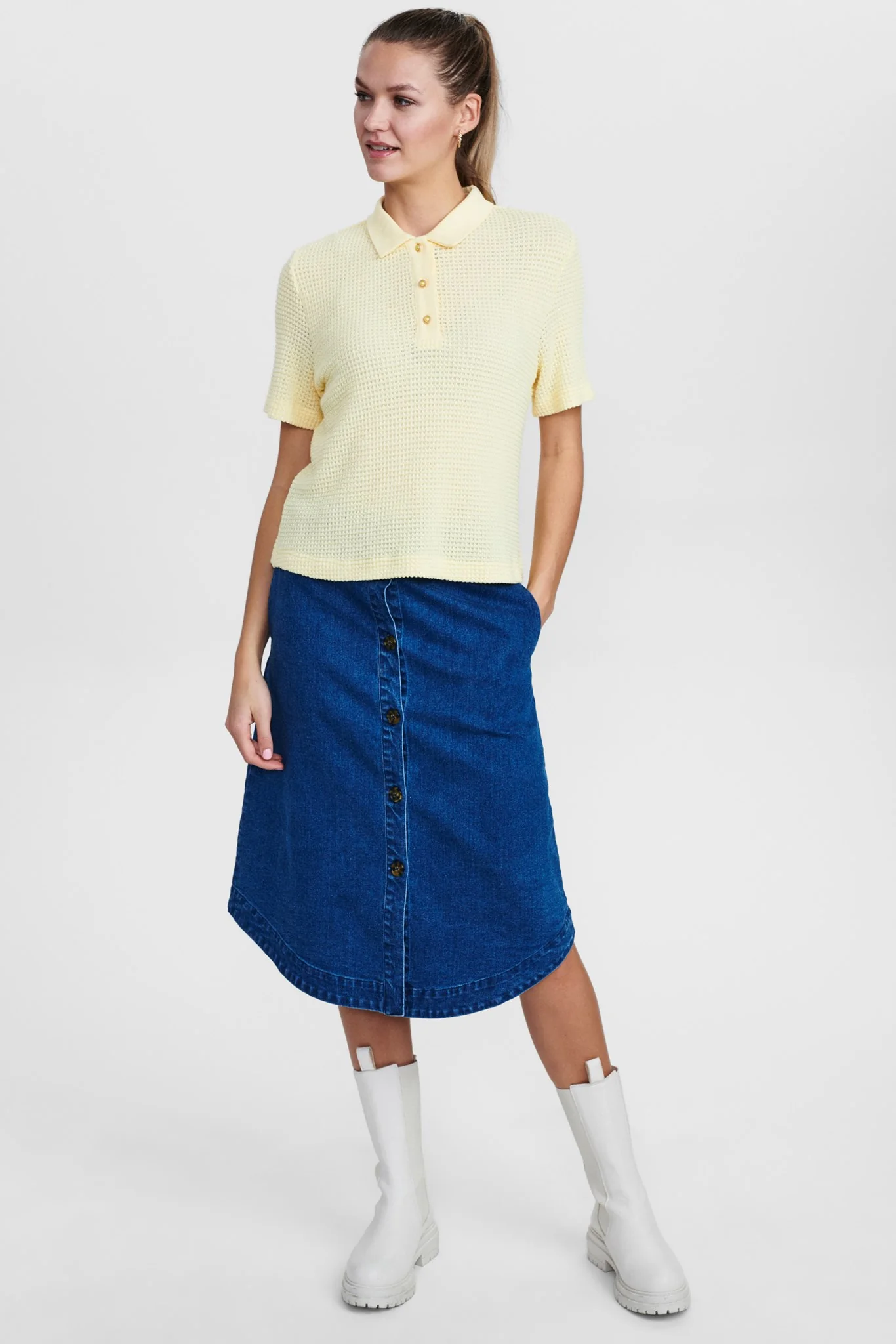 NUPOLO SHIRT  - Popcorn - Image 3