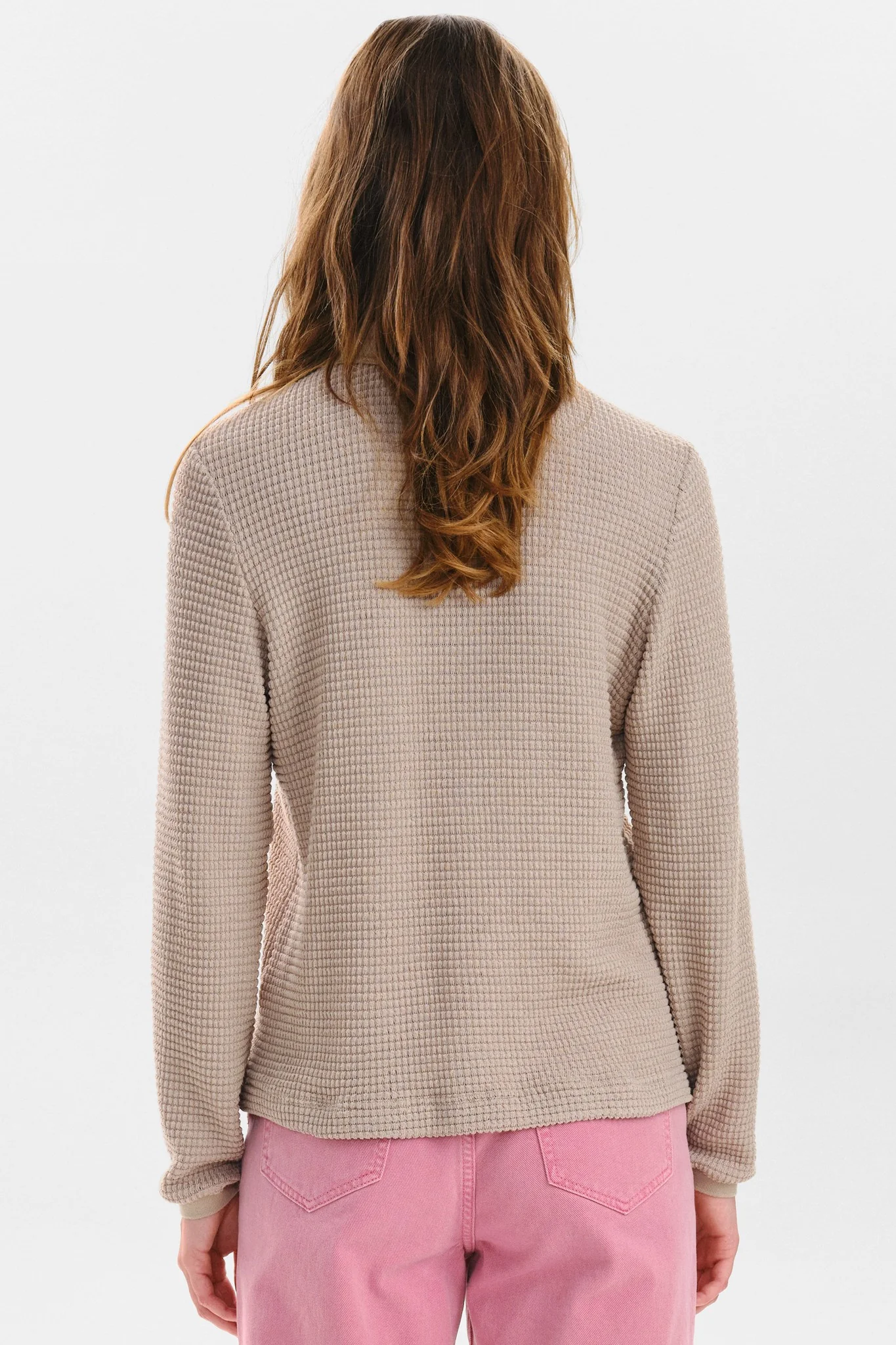 NUPOLO TEE L/S - Cobblestone - Image 2