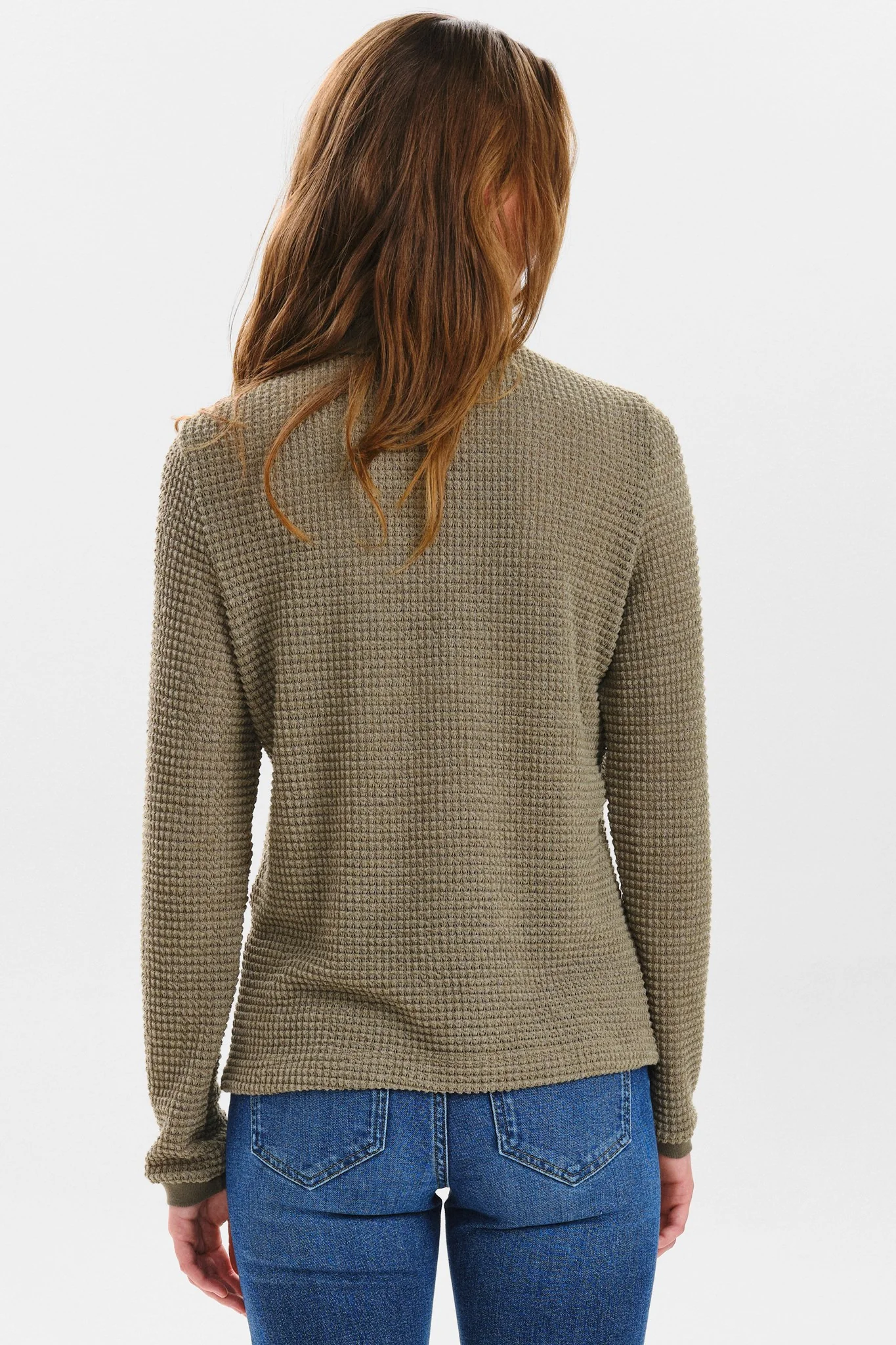 NUPOLO TEE L/S - Deep Lichen Green - Image 2