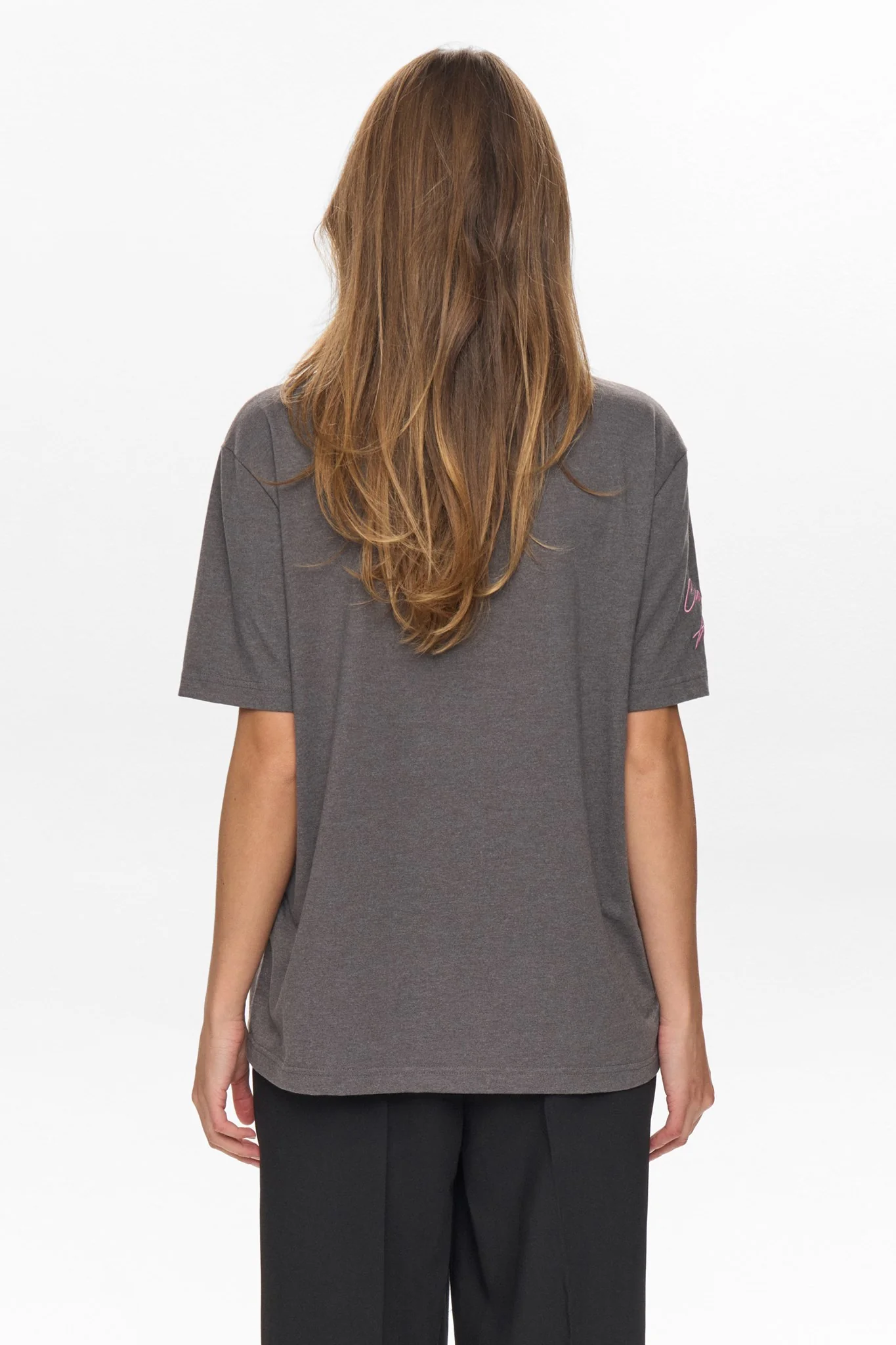 NUPRIMA OVERSIZE T-SHIRT - Dark grey melange - Image 2