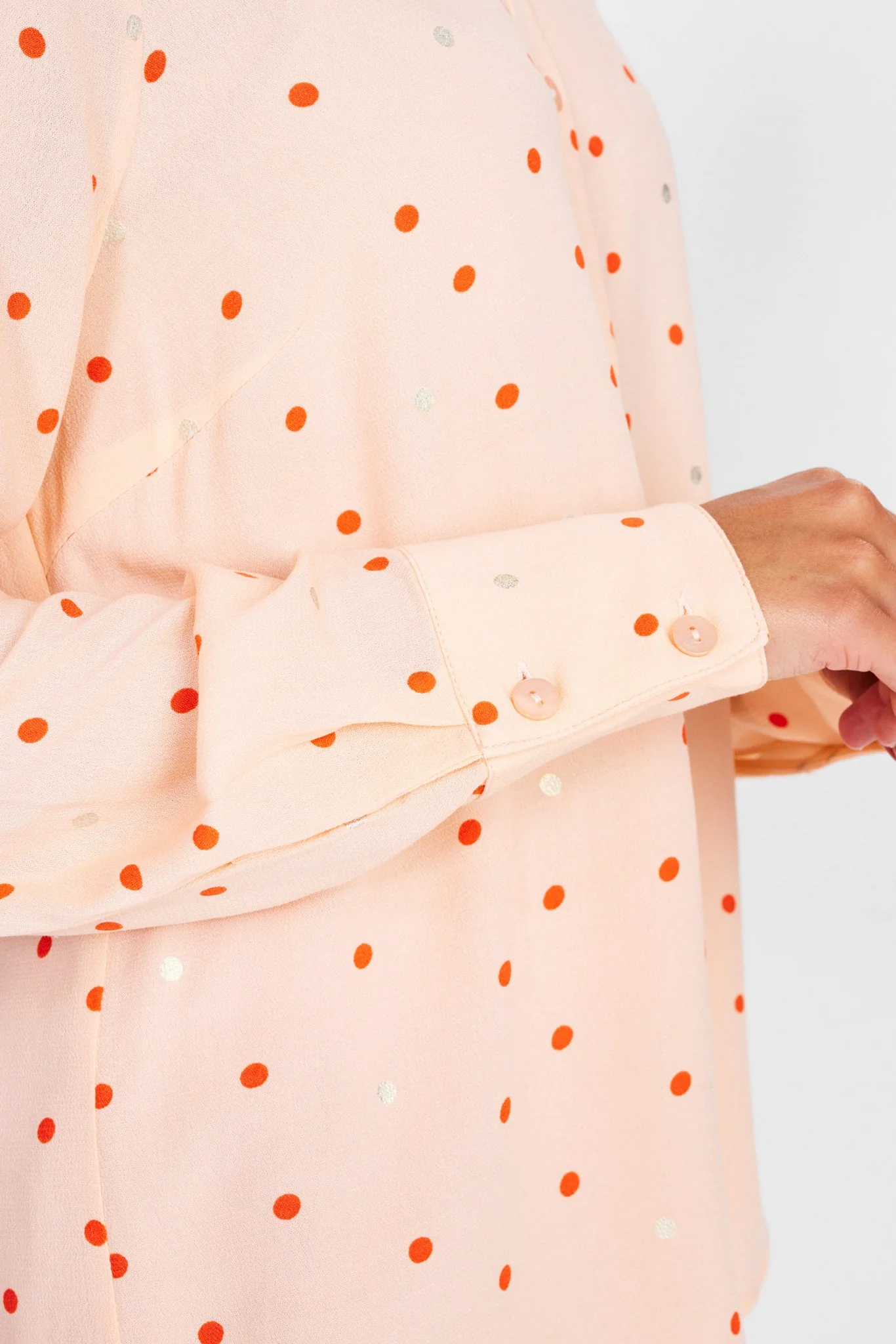 NUREBEKKA LS SHIRT - Peach Melba - Image 5