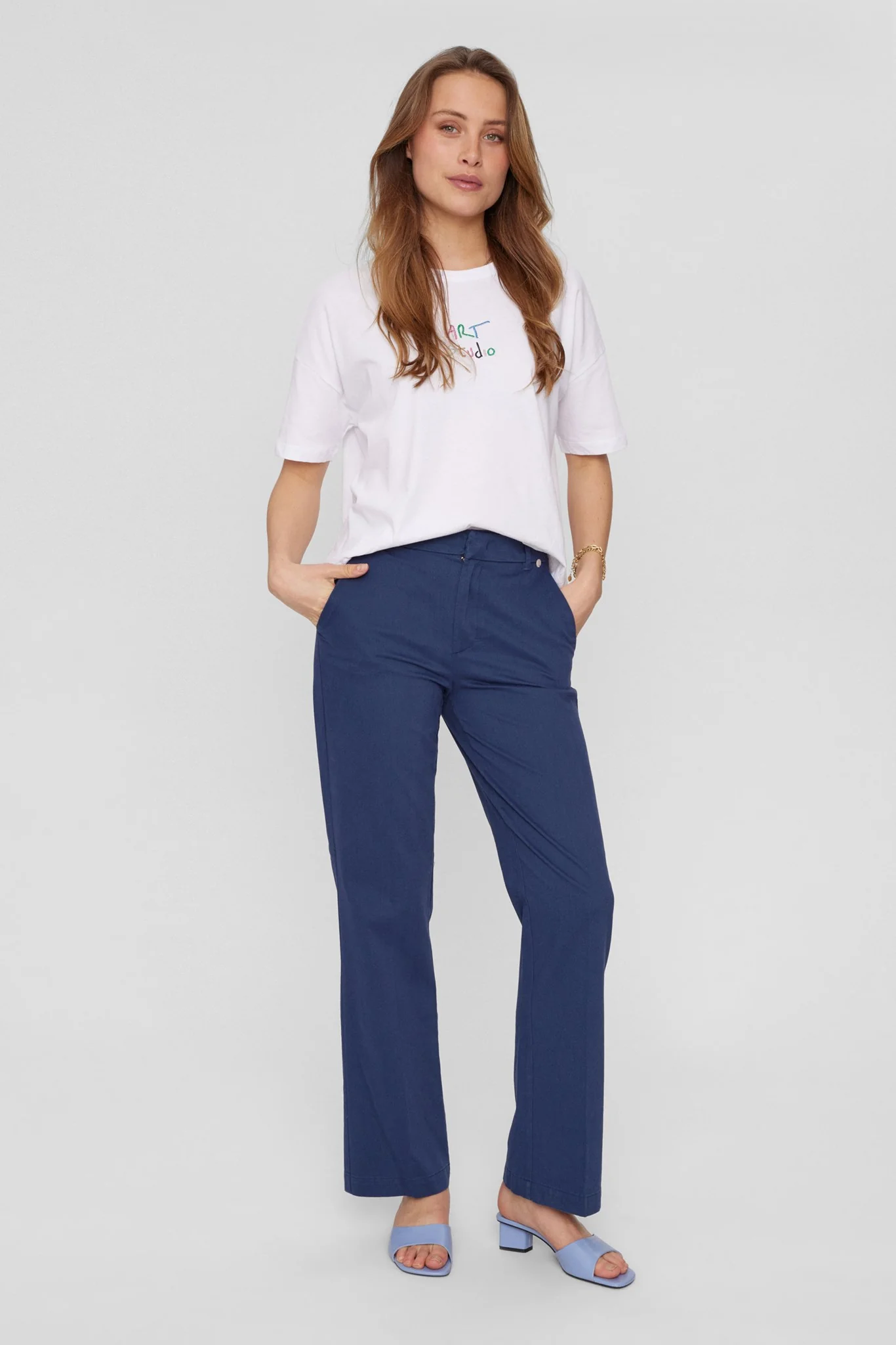 NUREGIT  FLAIR PANT  - Dress Blues - Image 3
