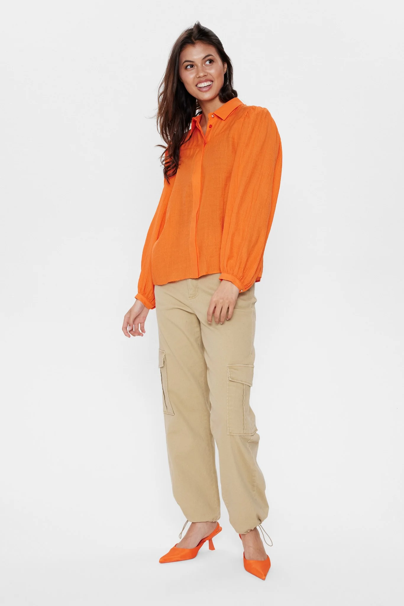 NUREGITSE SHIRT - Red Orange - Image 3