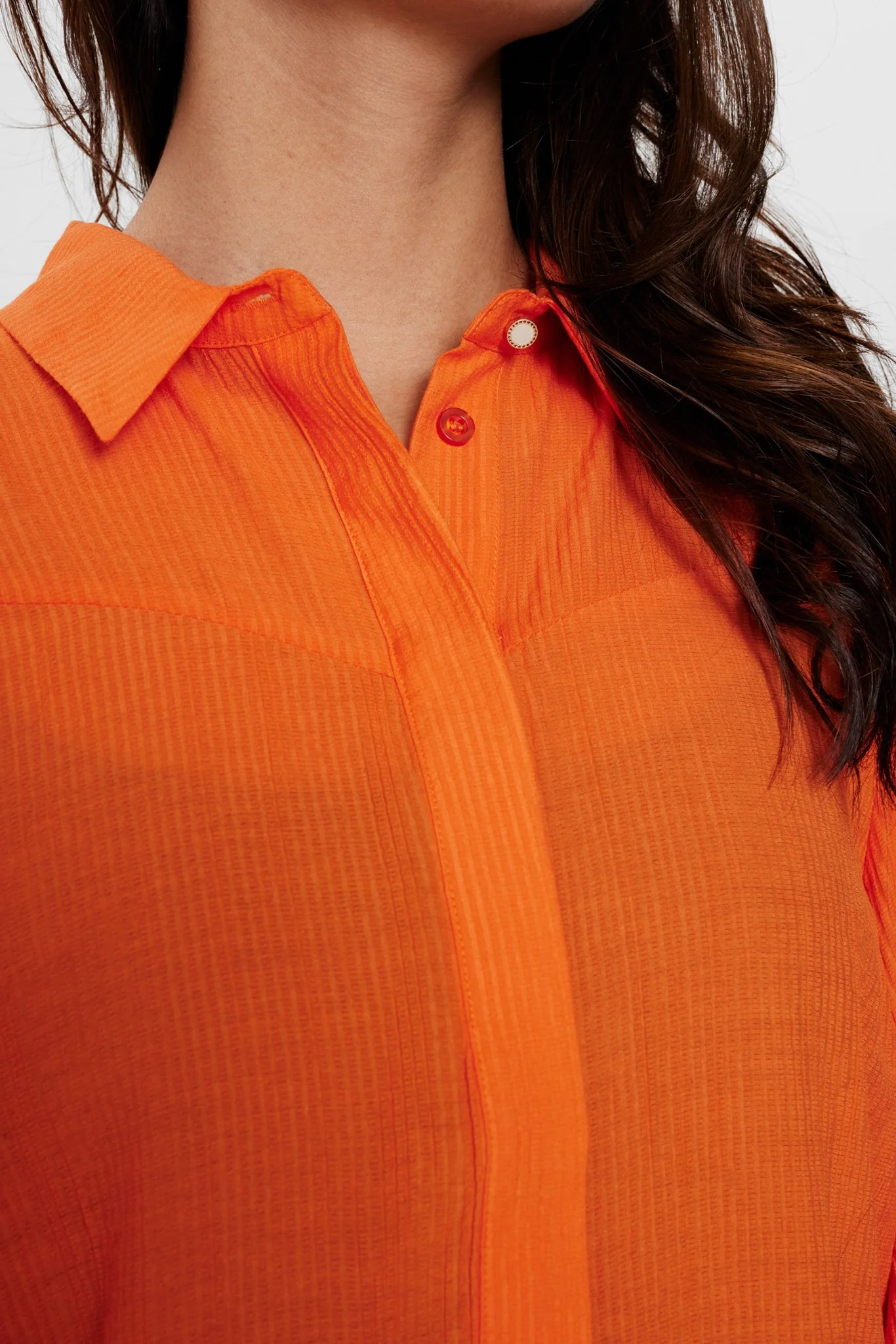 NUREGITSE SHIRT - Red Orange - Image 4