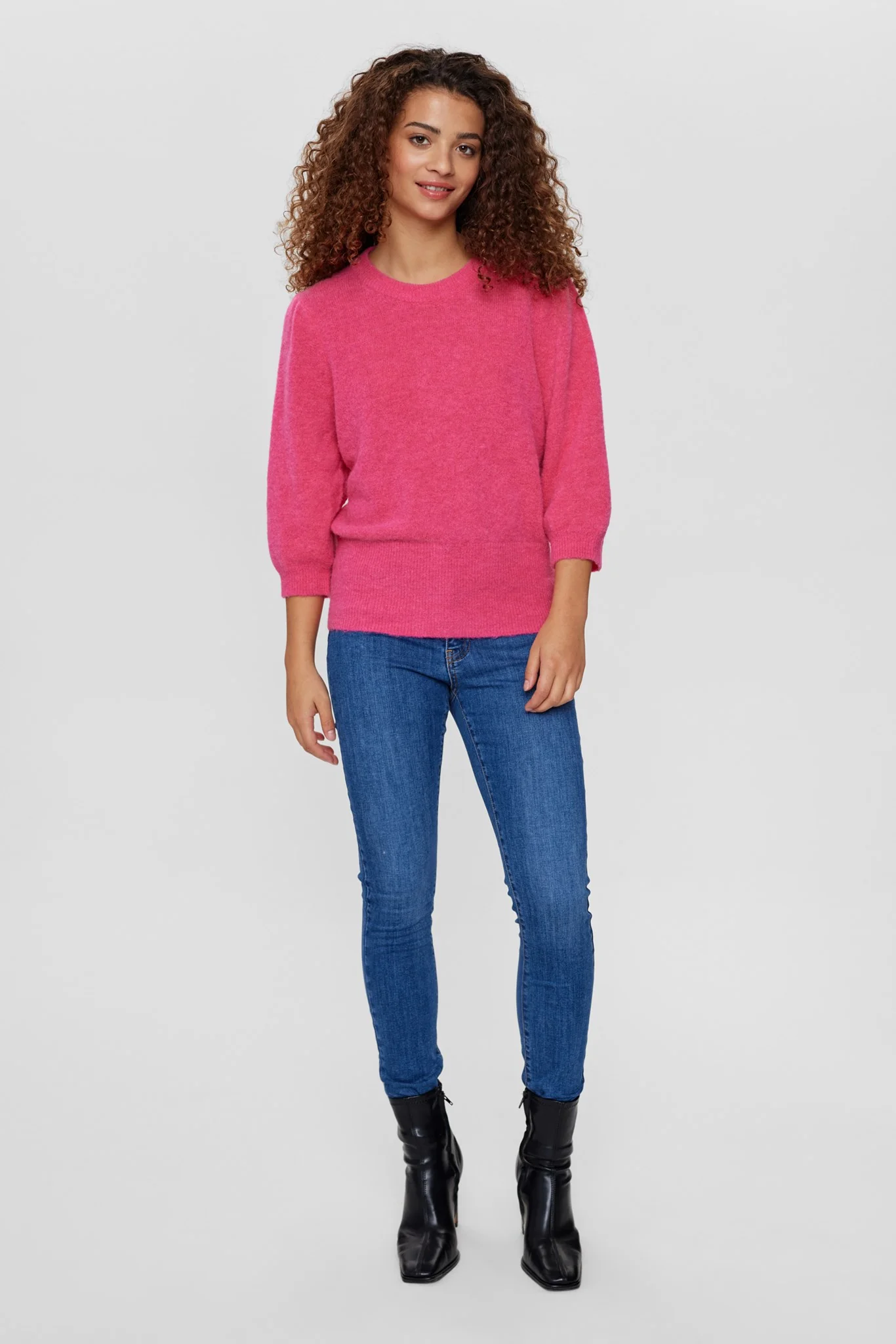 NURIETTA SS PULLOVER - Raspberry Sorbet - Image 3