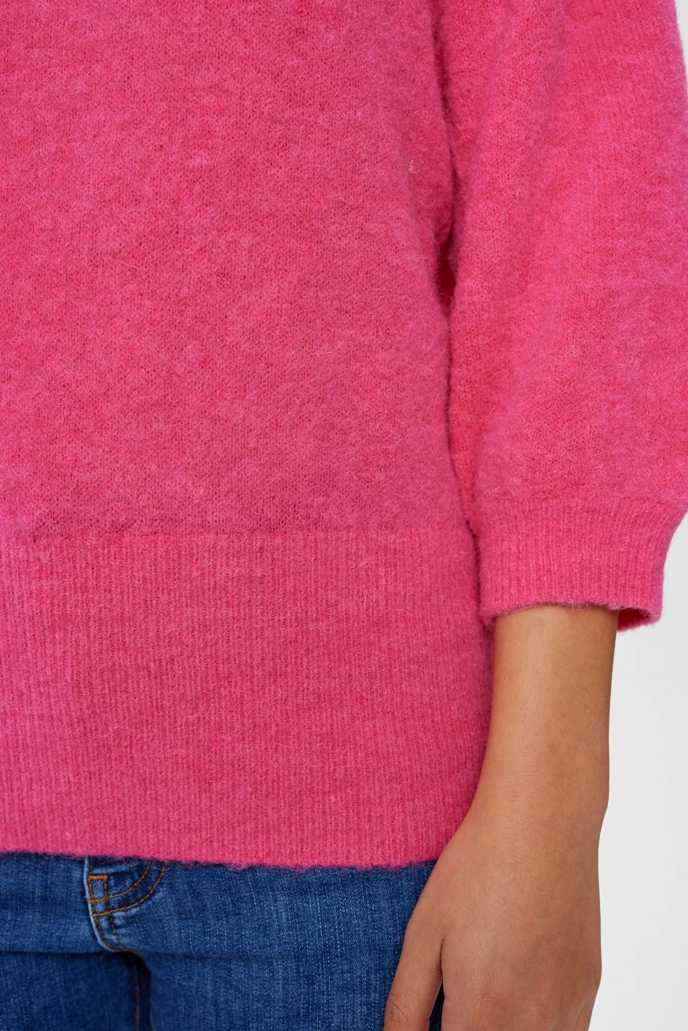 NURIETTA SS PULLOVER - Raspberry Sorbet - Image 5