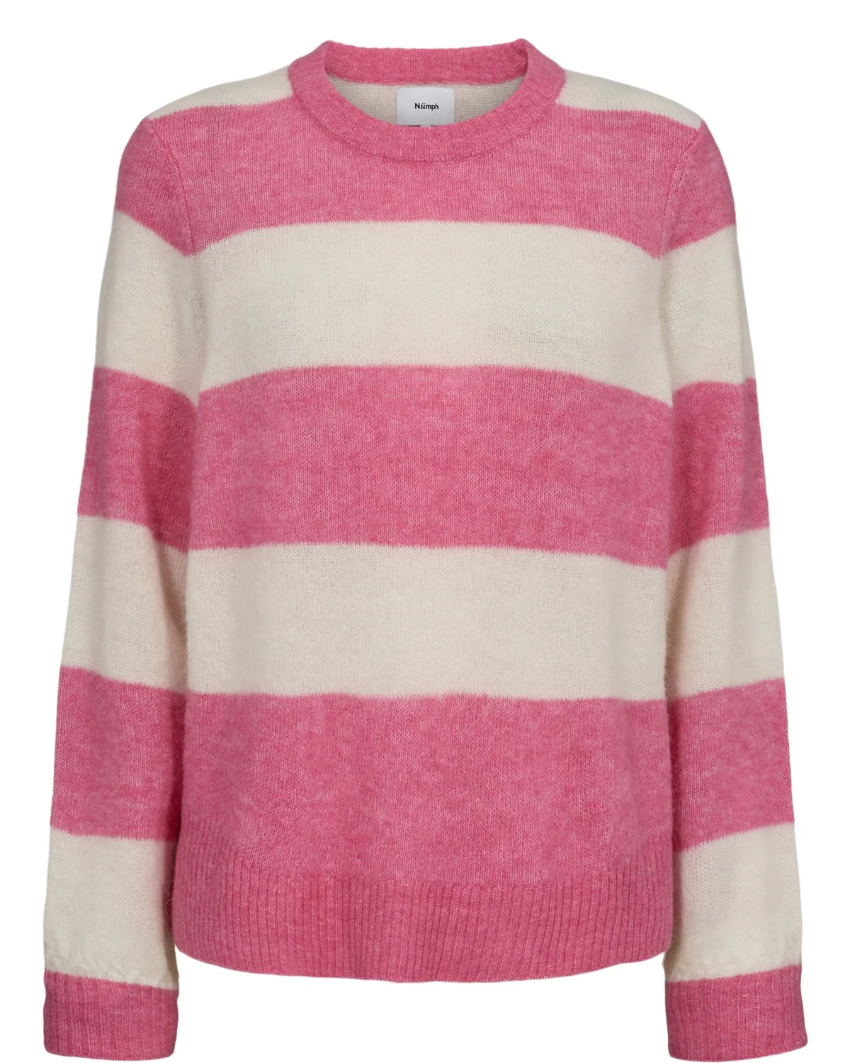 NURIETTE BIG STRIPE PULLOVER - Pink Cosmos - Image 6