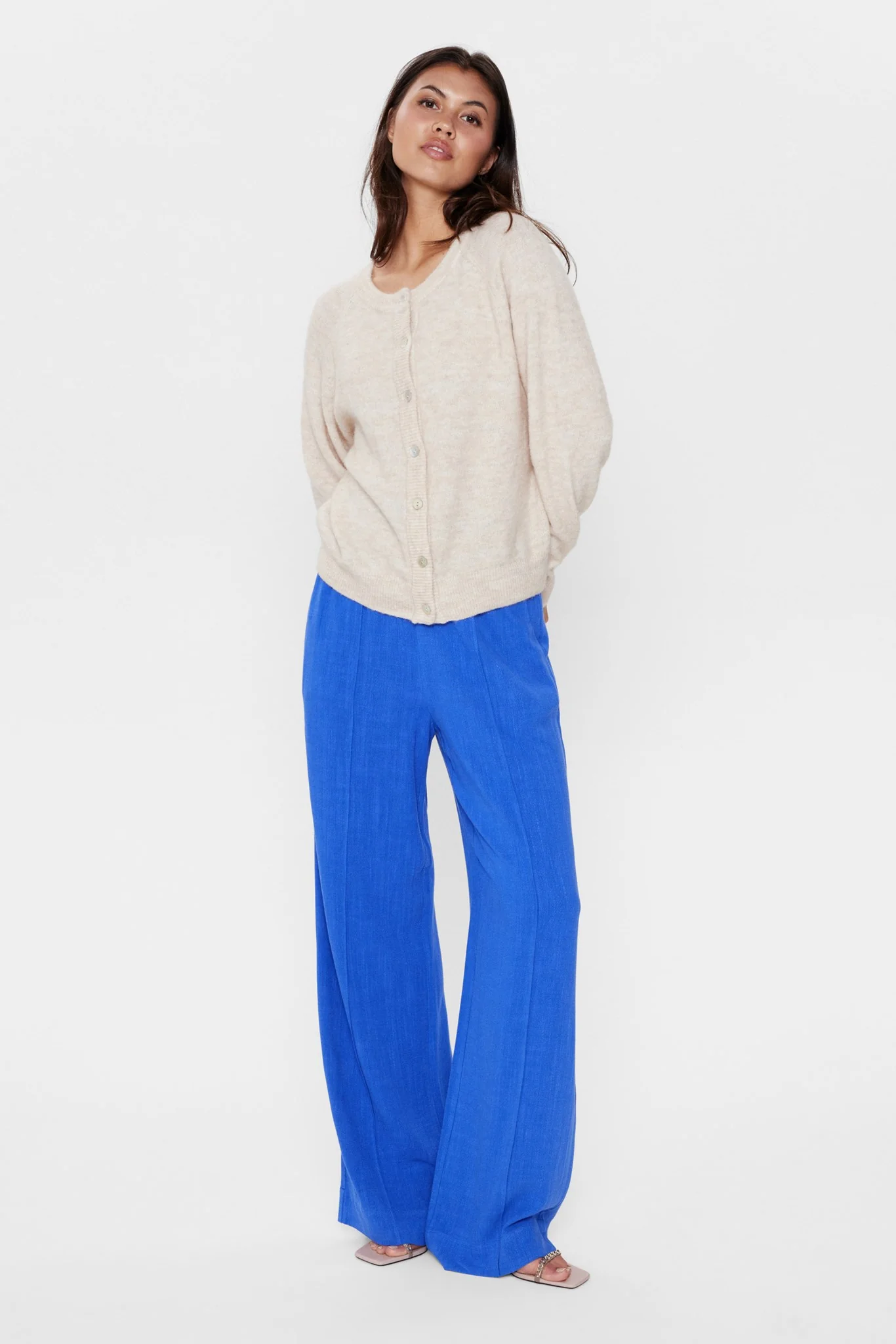 NURIETTE CARDIGAN - Oyster Gray - Image 3
