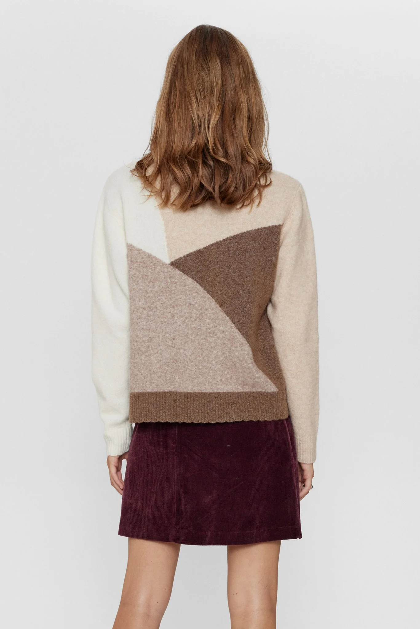 NURIETTE MIX PULLOVER - Sesame Melange - Image 2