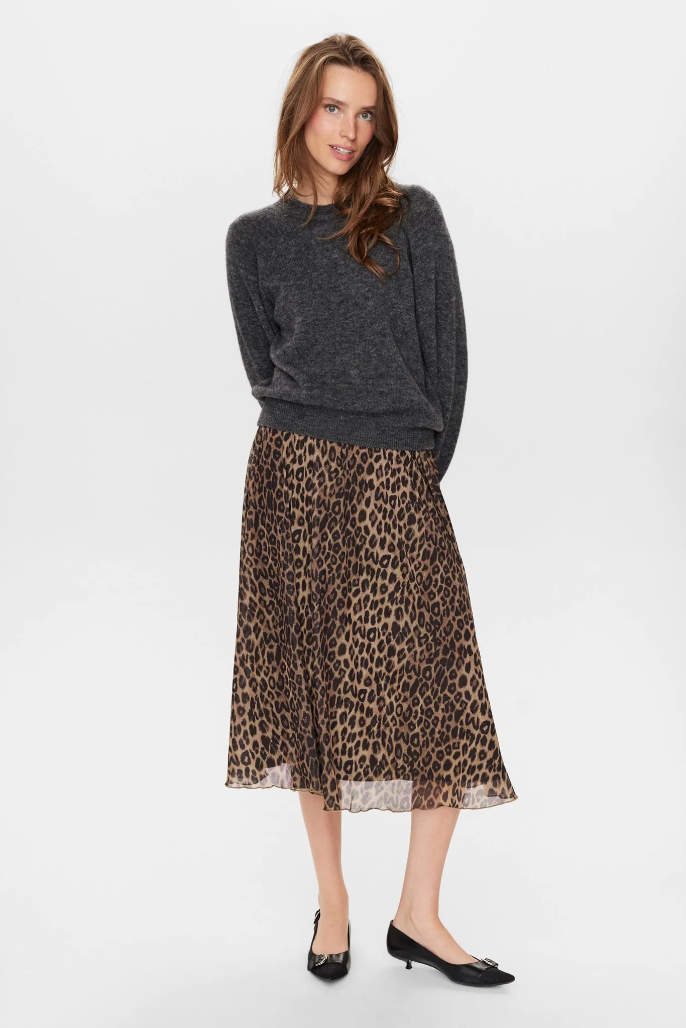 NURIETTE PULLOVER  - Dark grey melange - Image 3