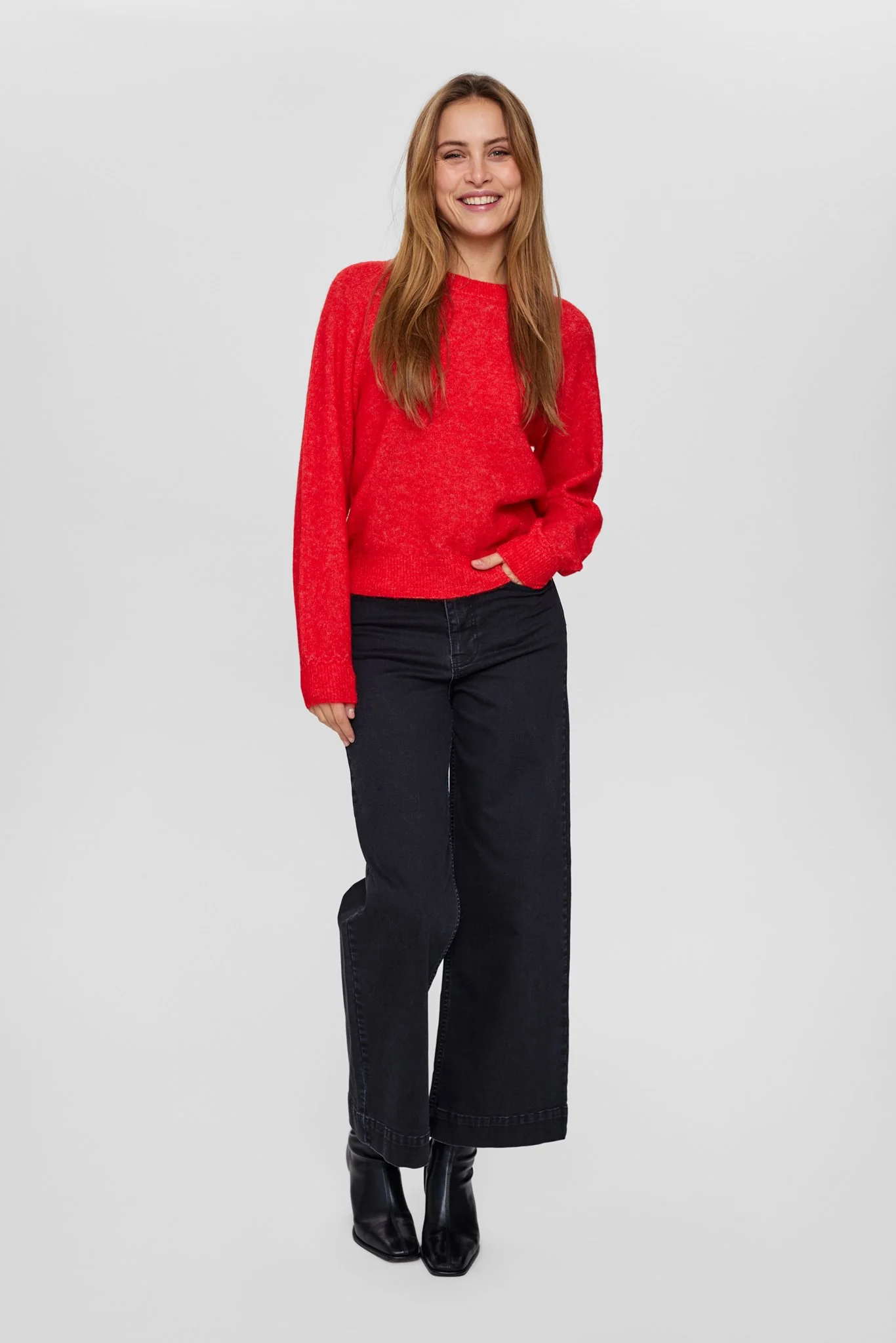 NURIETTE PULLOVER  - Flame Scarlet - Image 3