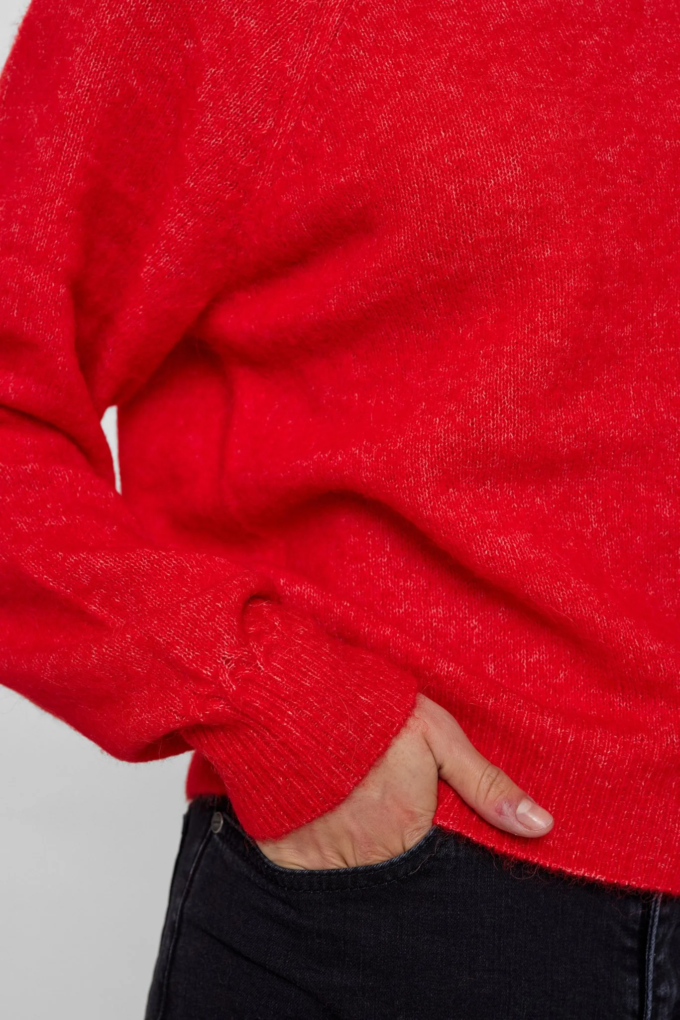 NURIETTE PULLOVER  - Flame Scarlet - Image 5
