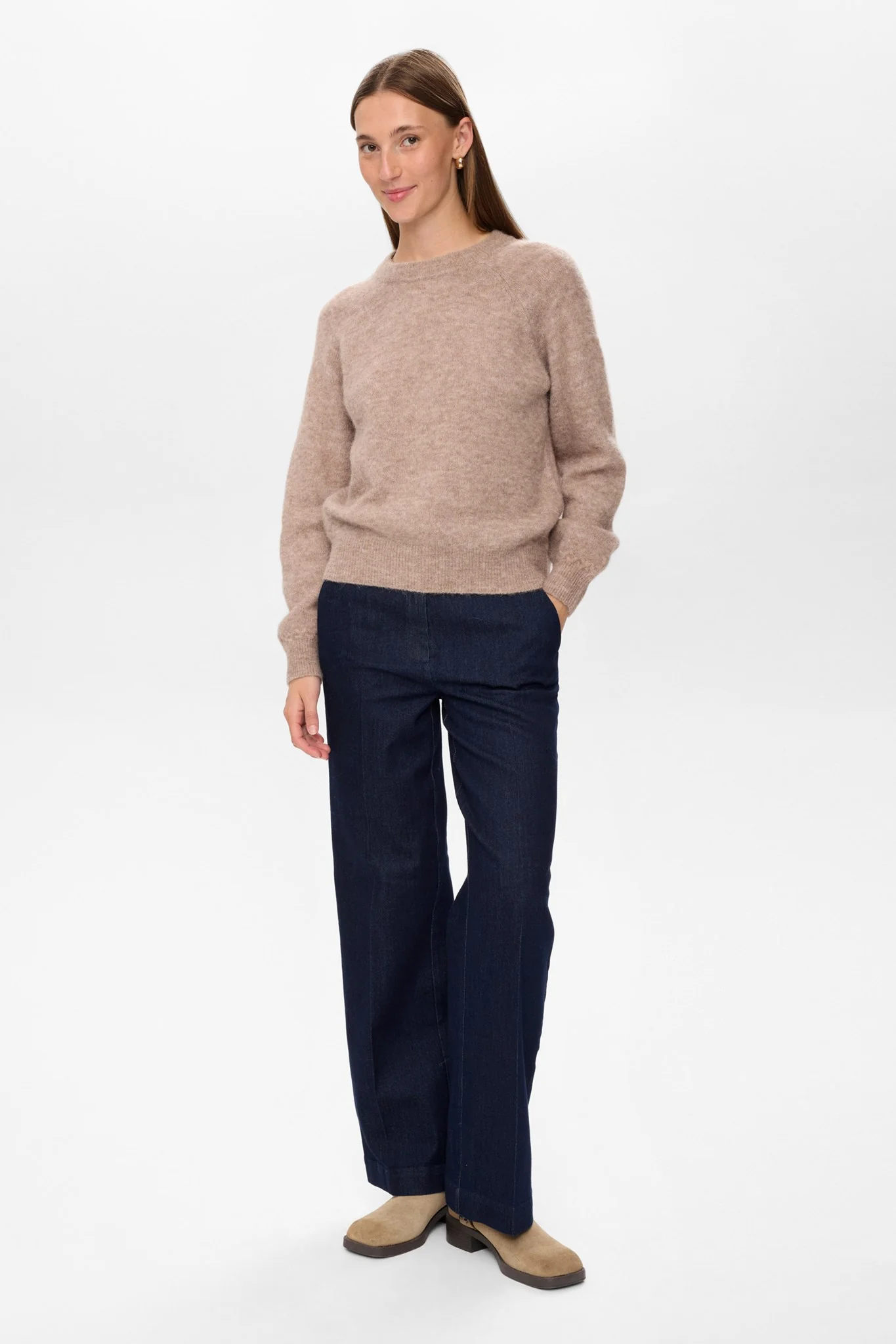 NURIETTE PULLOVER  - Taupe Gray - Image 3