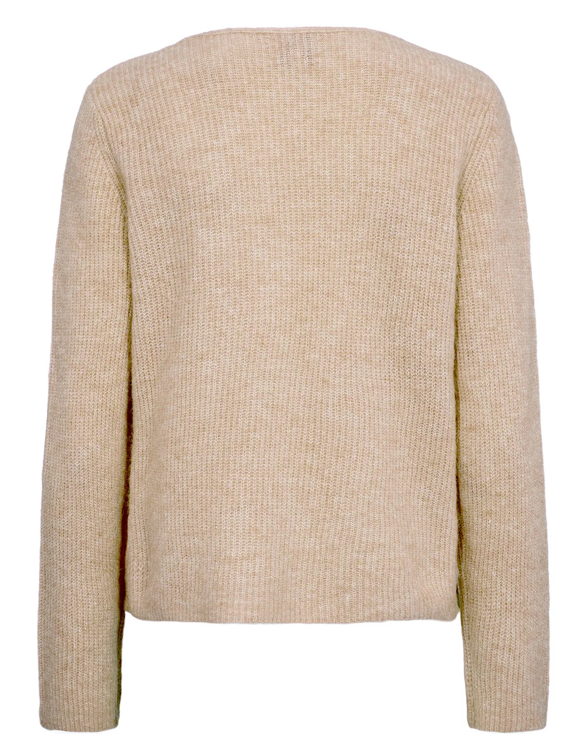 NURIETTE RIB V-NECK PULLOVER - Sun Kiss - Image 7