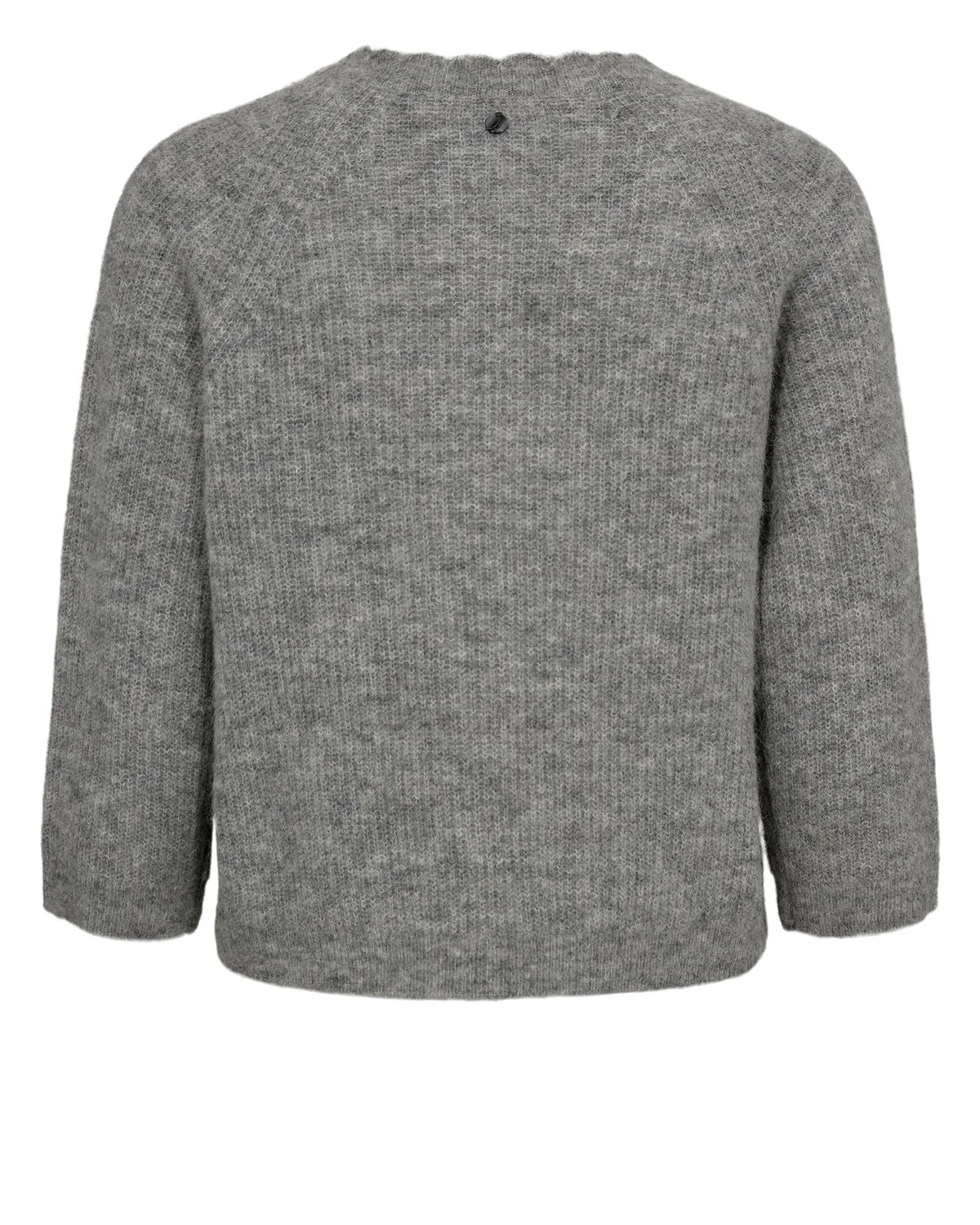 NURIETTE SELMA RIB PULLOVER  - Medium Grey mel - Image 2
