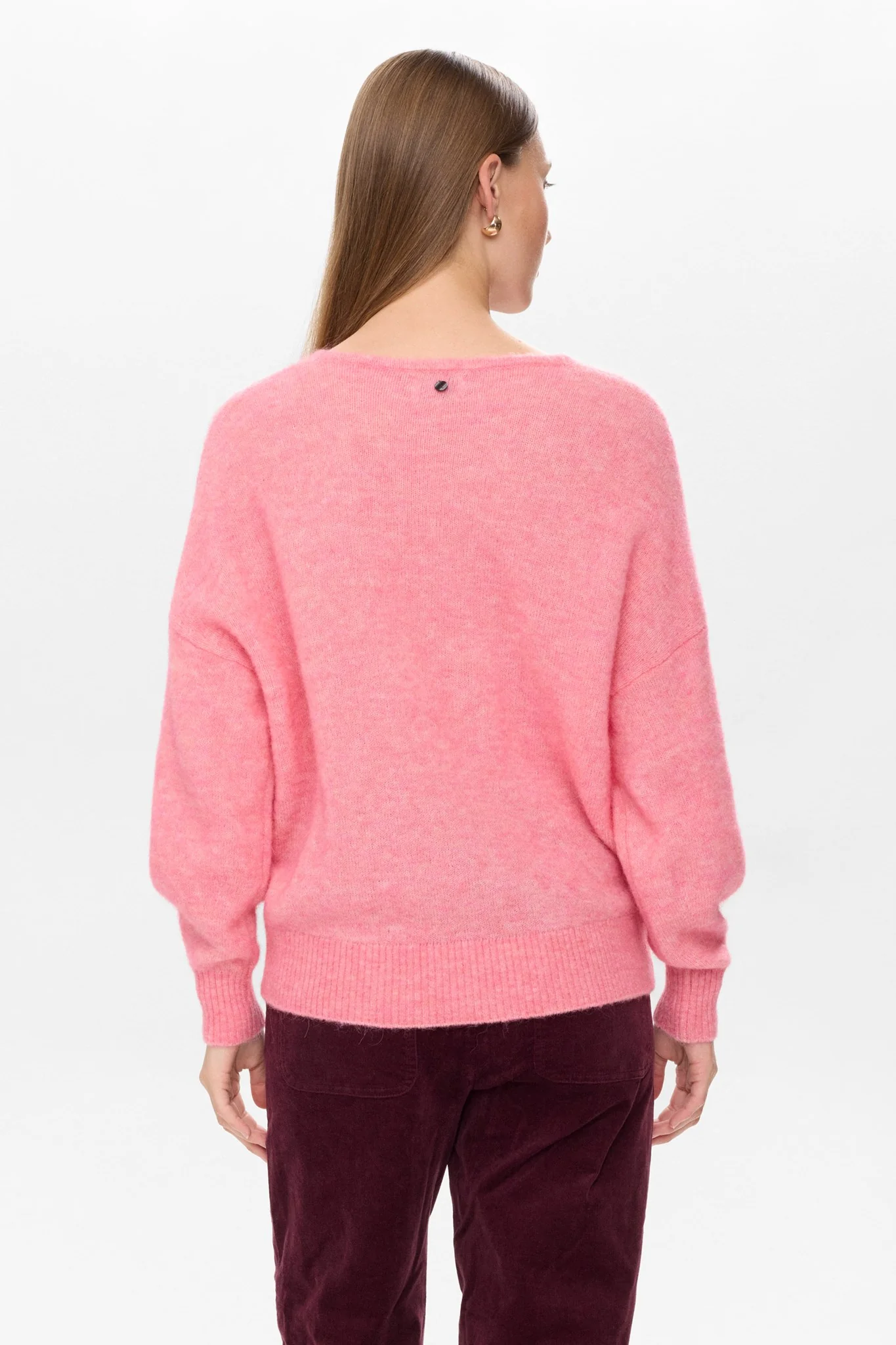 NURIETTE V-NECK PULLOVER  - Pink Lemonade - Image 2