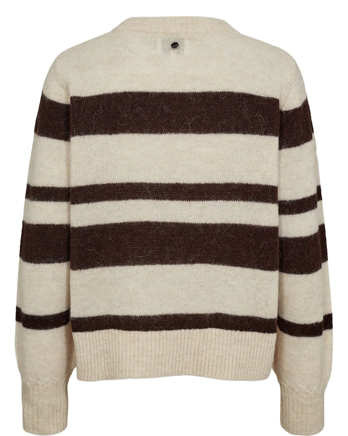 NURIETTE WIDE STRIPE PULLOVER - Black Coffee - Image 7