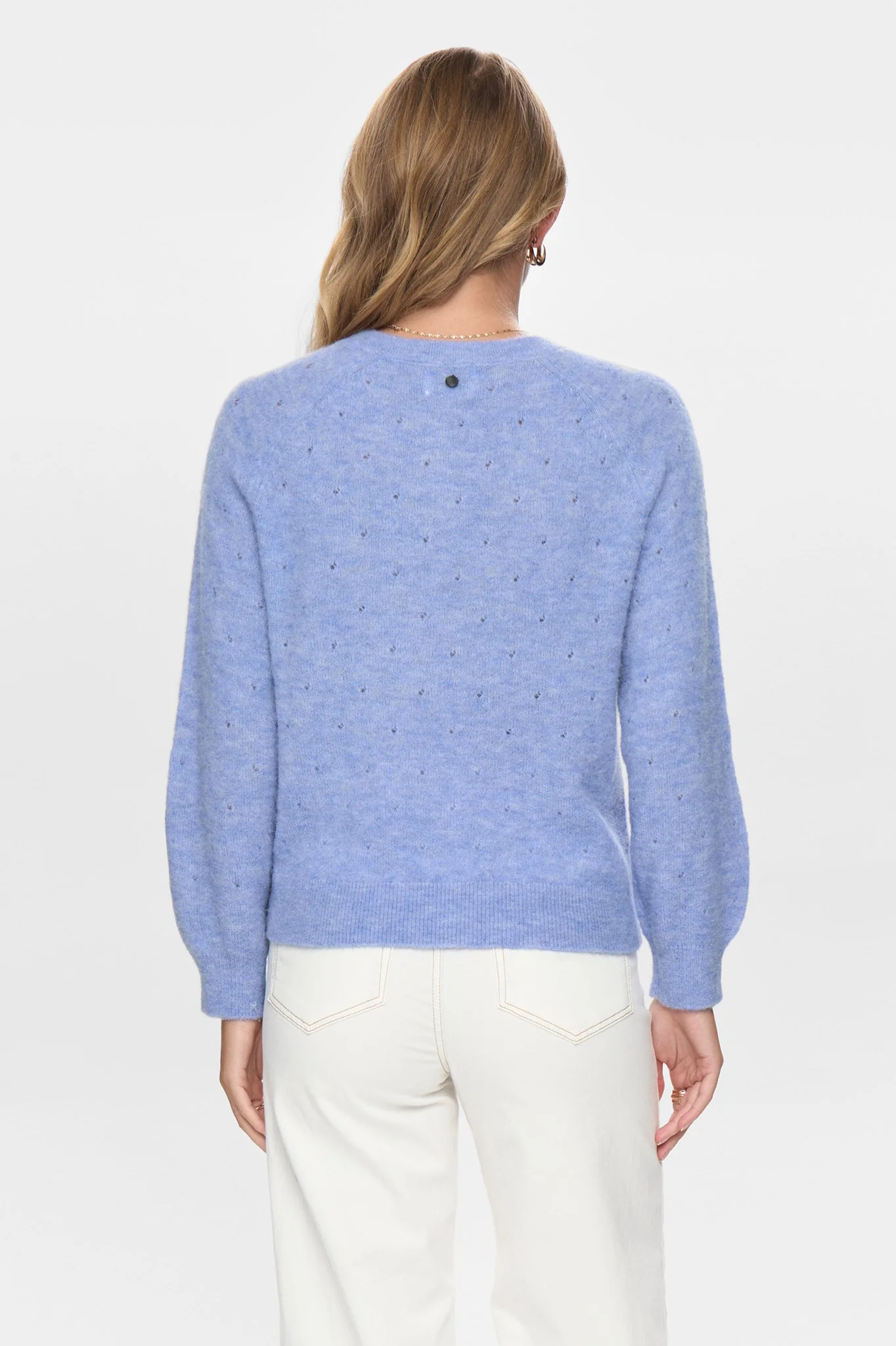 NURIETTO POINTELLE CARDIGAN  - Hydrangea - Image 2