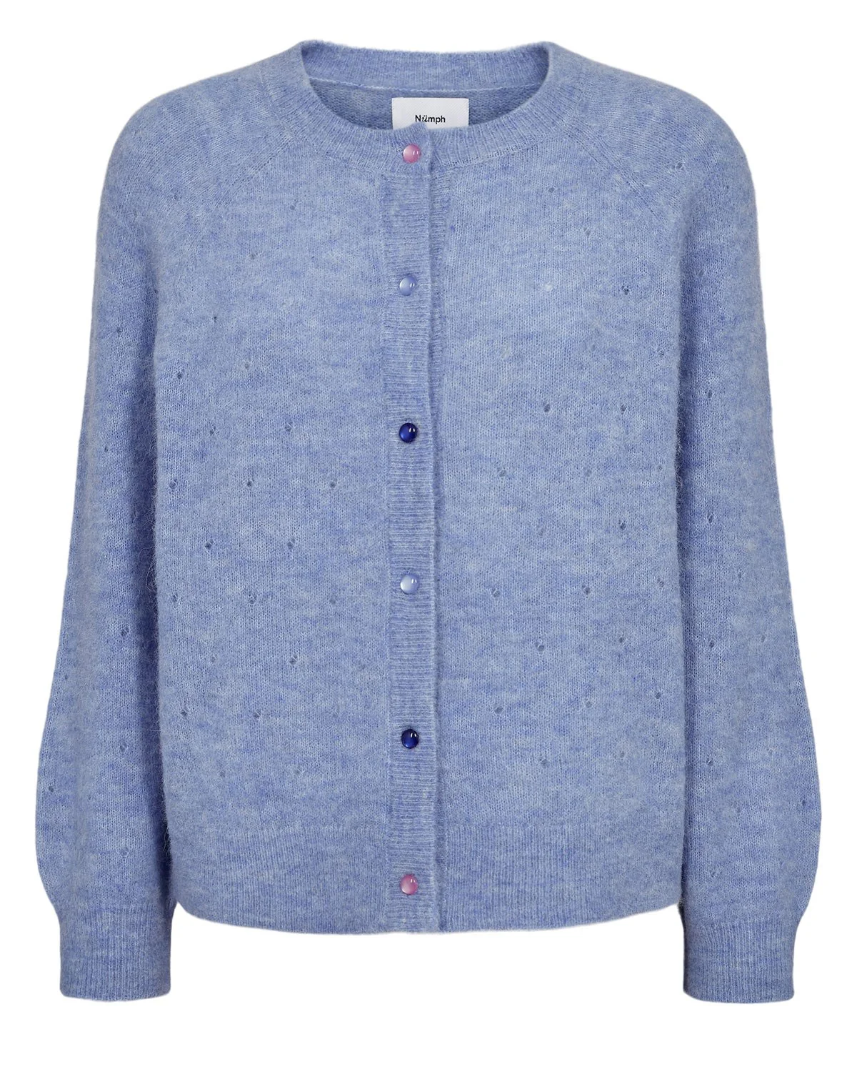 NURIETTO POINTELLE CARDIGAN  - Hydrangea - Image 6
