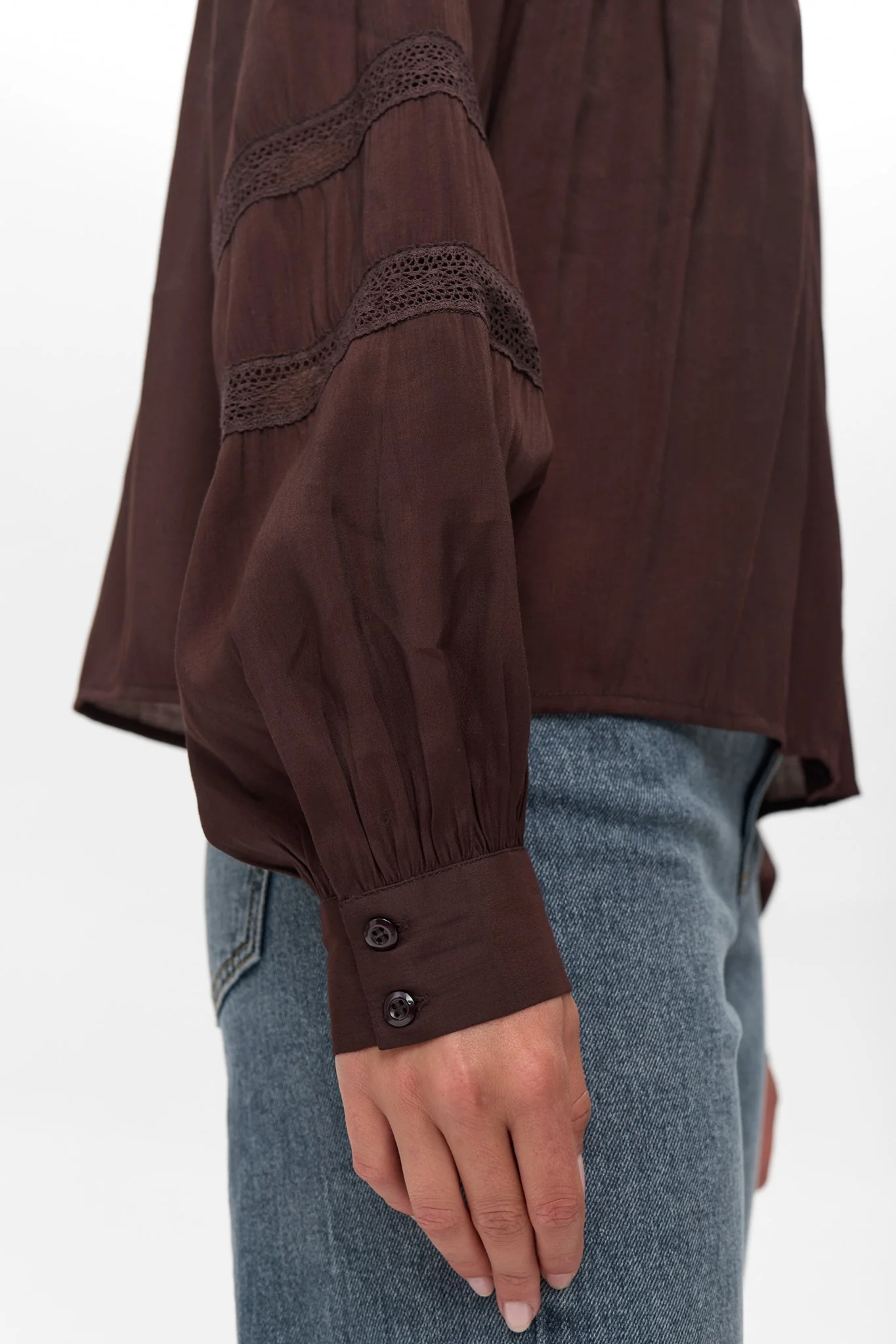 NURIKA SHIRT - Black Coffee - Image 5