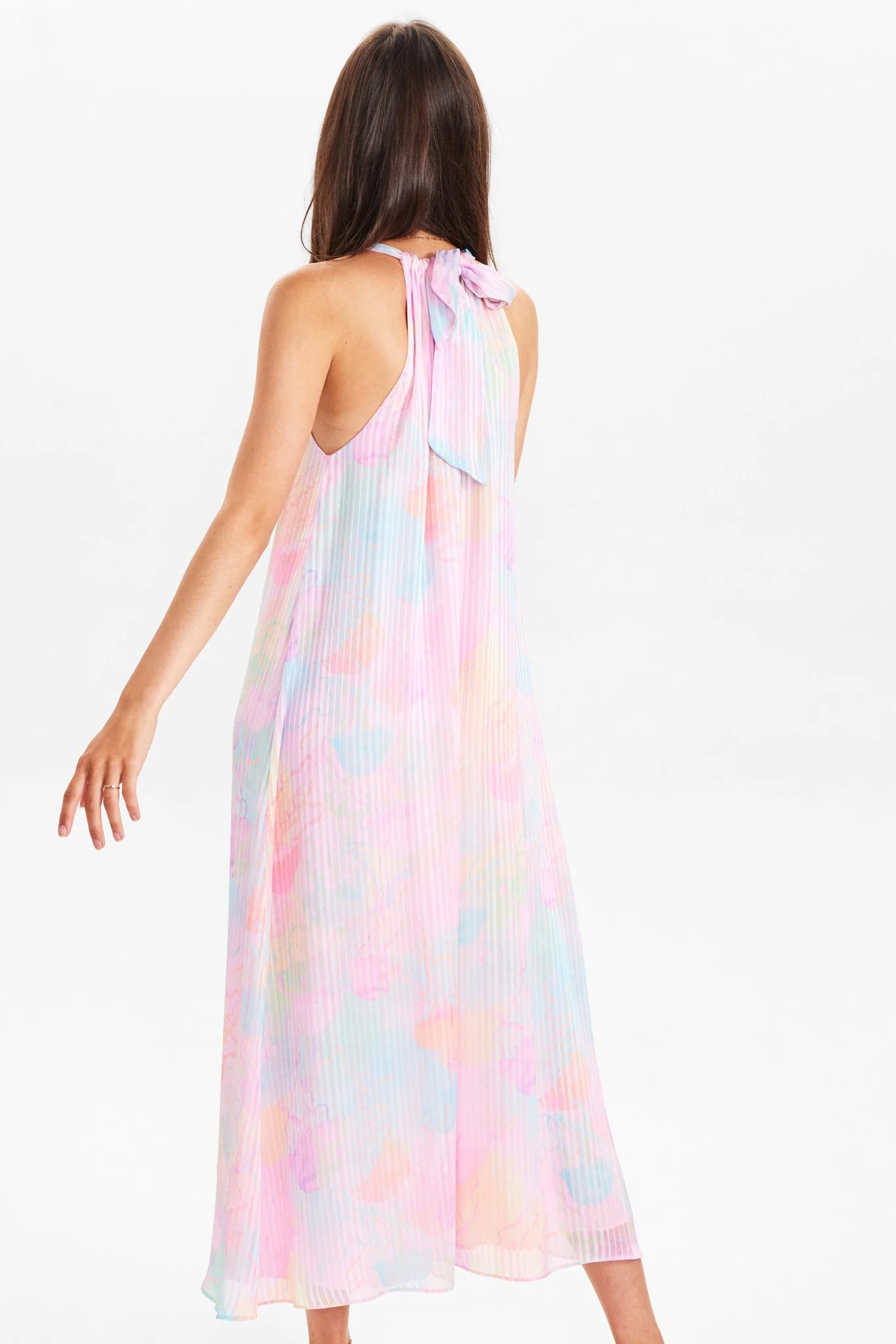 NURIKKE HALTERNECK DRESS - Pinkesque - Image 2
