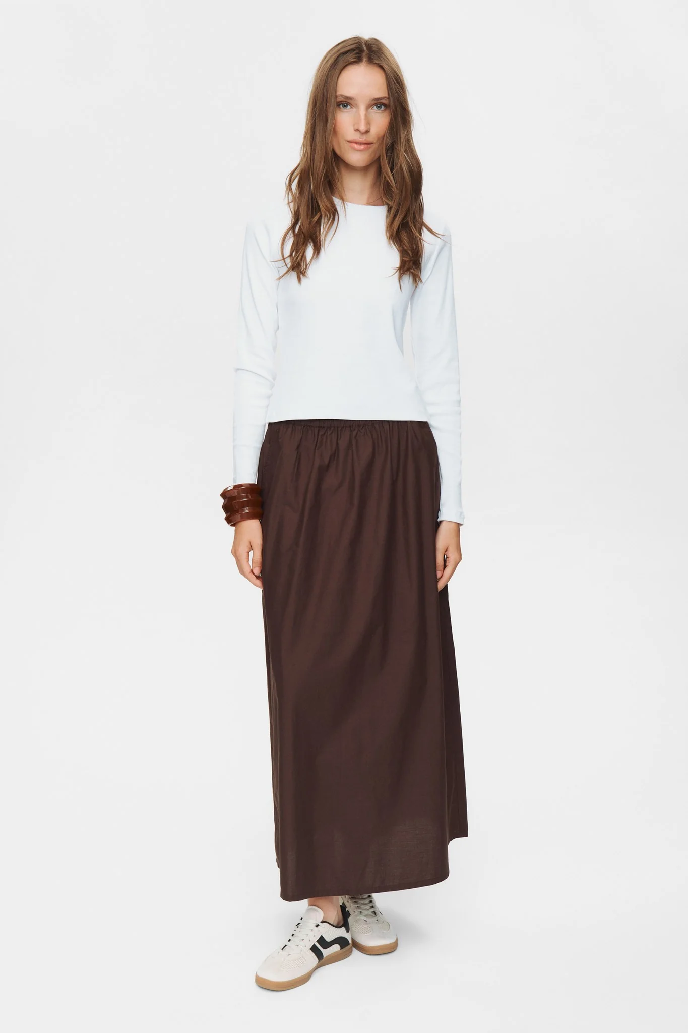 NURILEY LS CROPPED TEE - Bright White - Image 3
