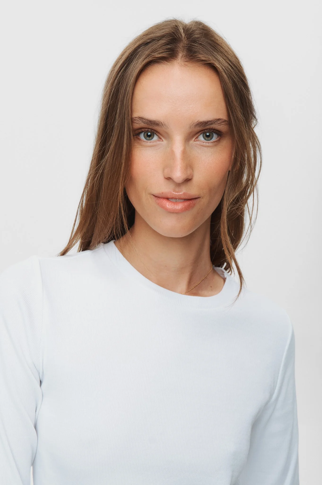 NURILEY LS CROPPED TEE - Bright White - Image 5