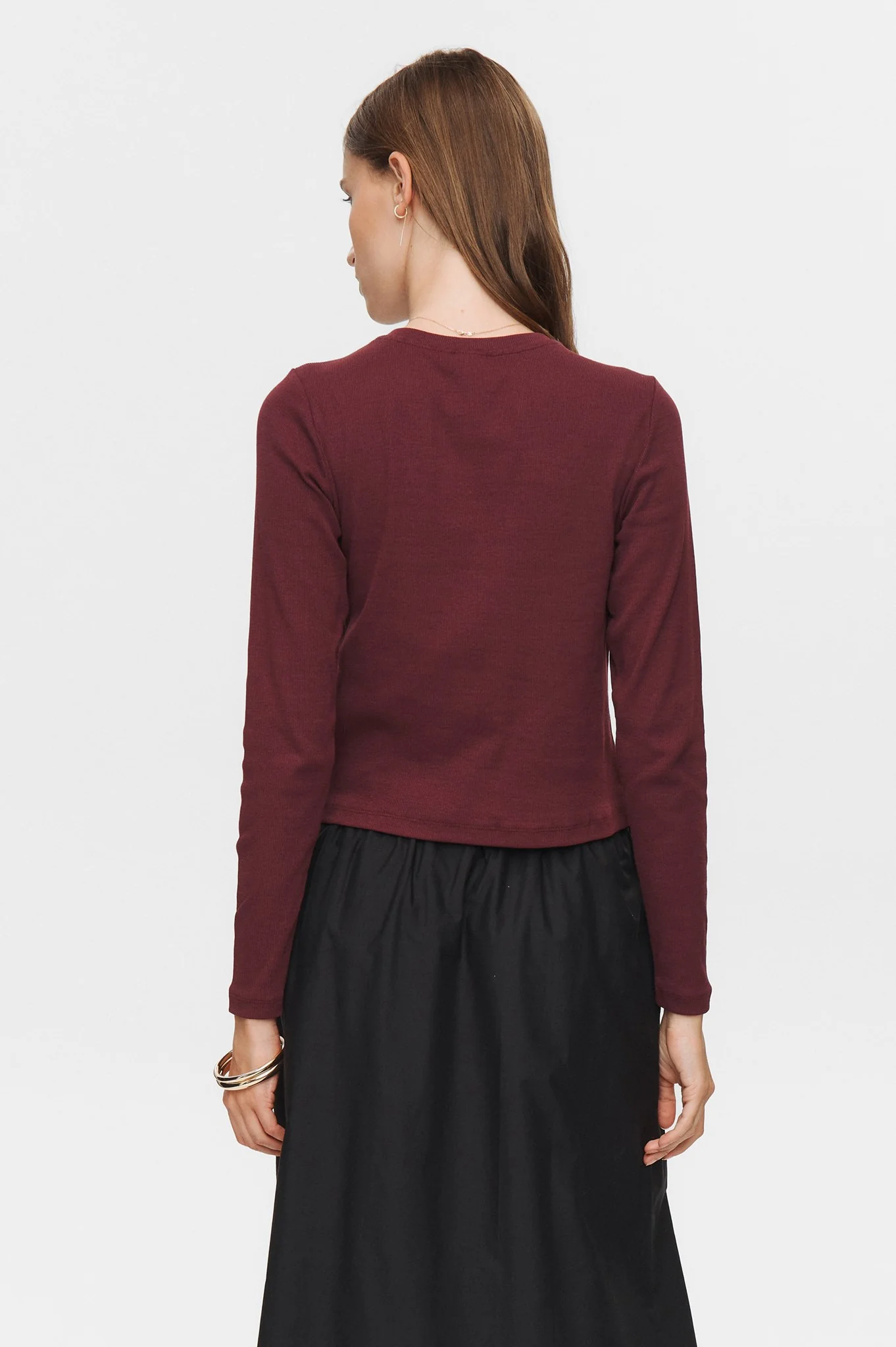 NURILEY LS CROPPED TEE - Winetasting - Image 2