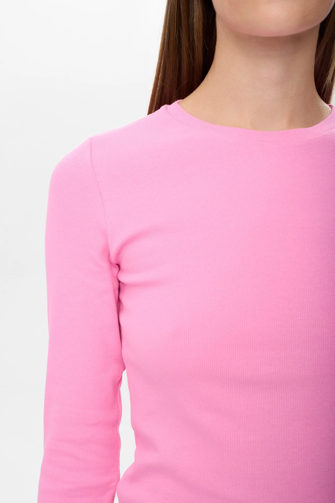 NURILEY LS TEE - Fuchsia Pink - Image 5